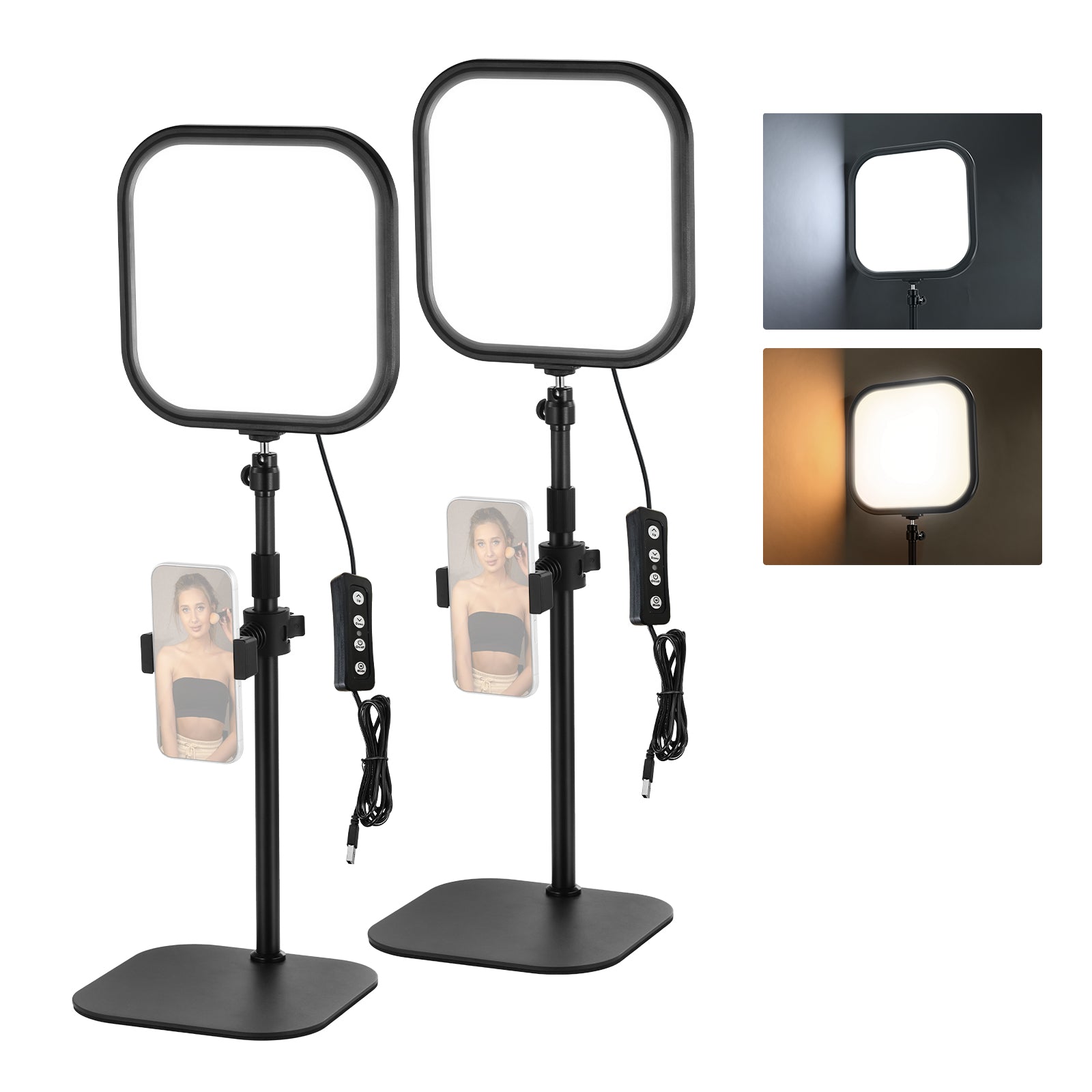 NEEWER BASICS L220 15W 10.8" Bi Color Desk Light