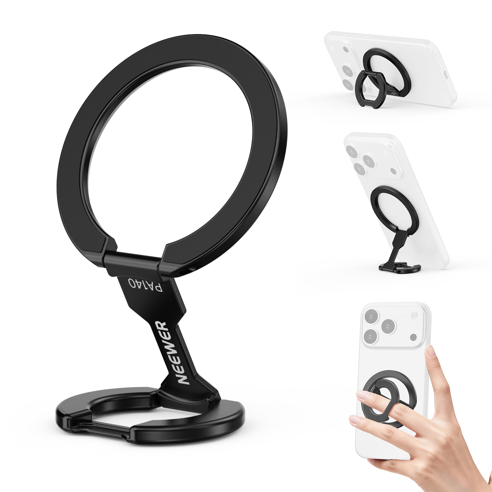 NEEWER PA140 Dual Side Magnetic Phone Grip Ring Holder