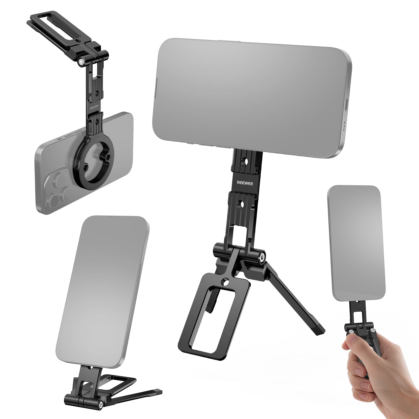 NEEWER PA098 Magnetic Phone Tripod Holder Stand