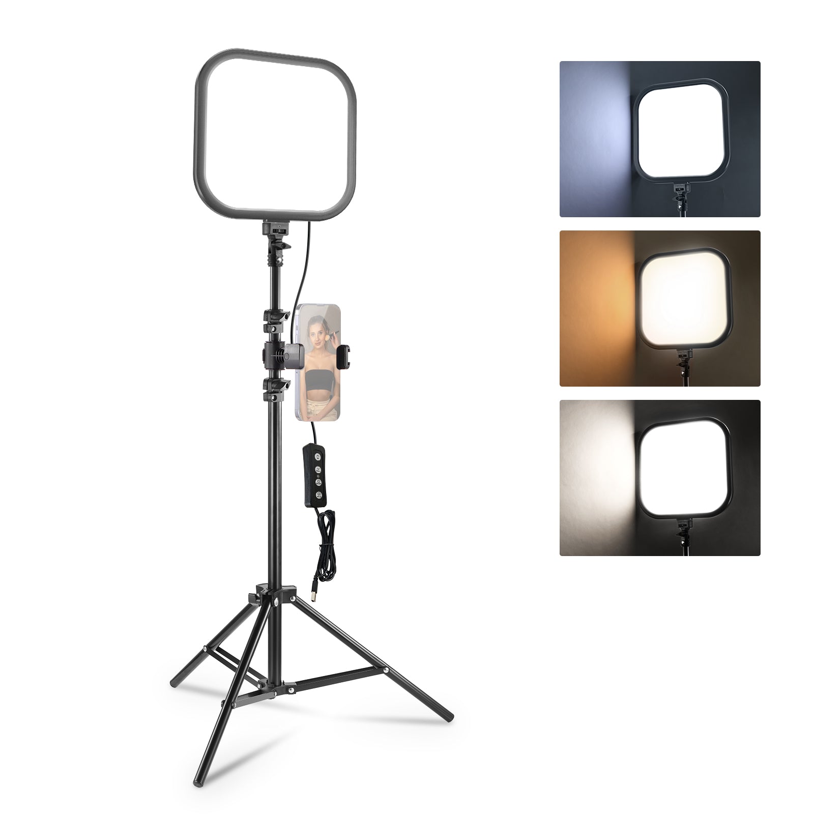 NEEWER BASICS L220 15W 10.8" LED Video Panel Light Kit