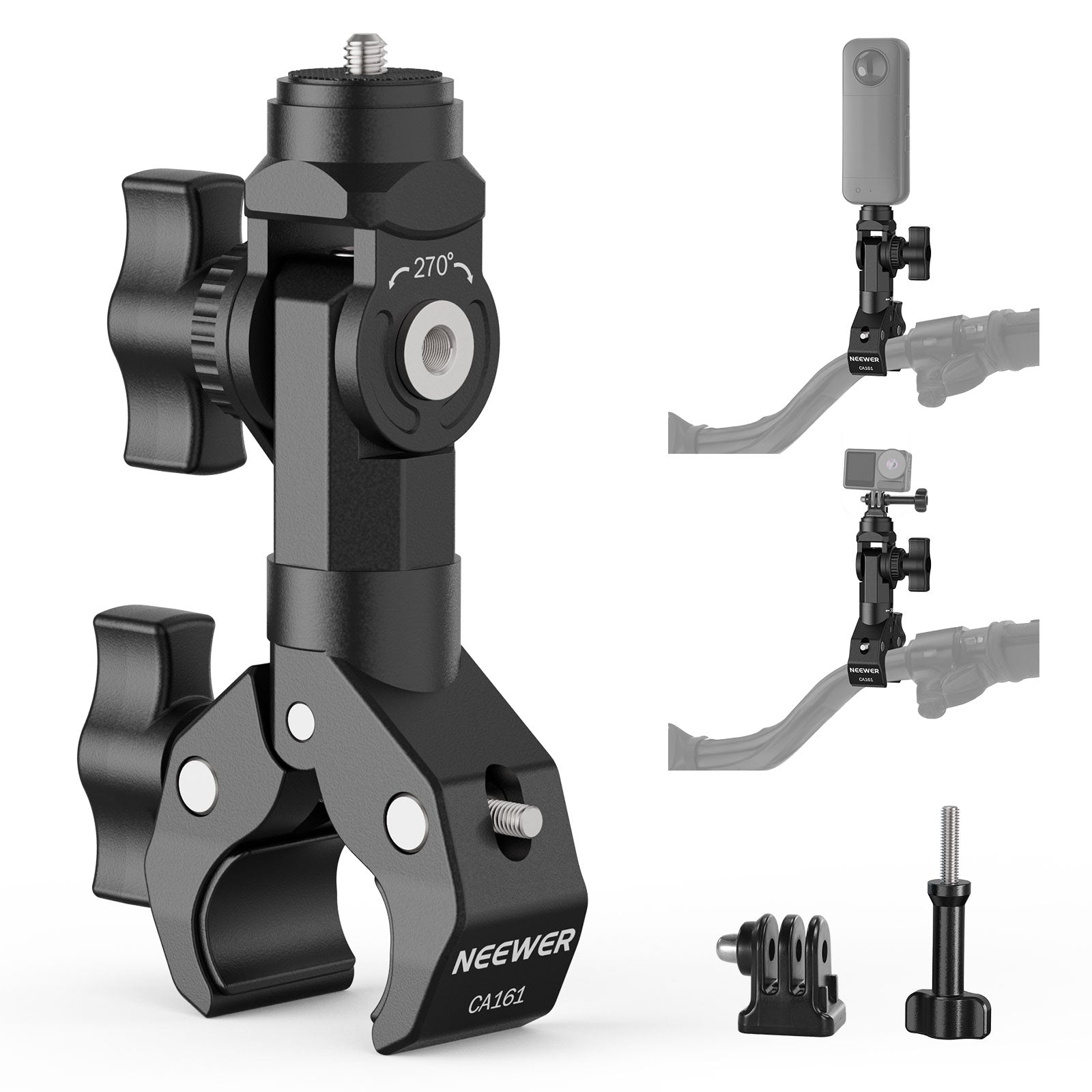 NEEWER CA161 Motorcycle Action Camera Clamp Mount