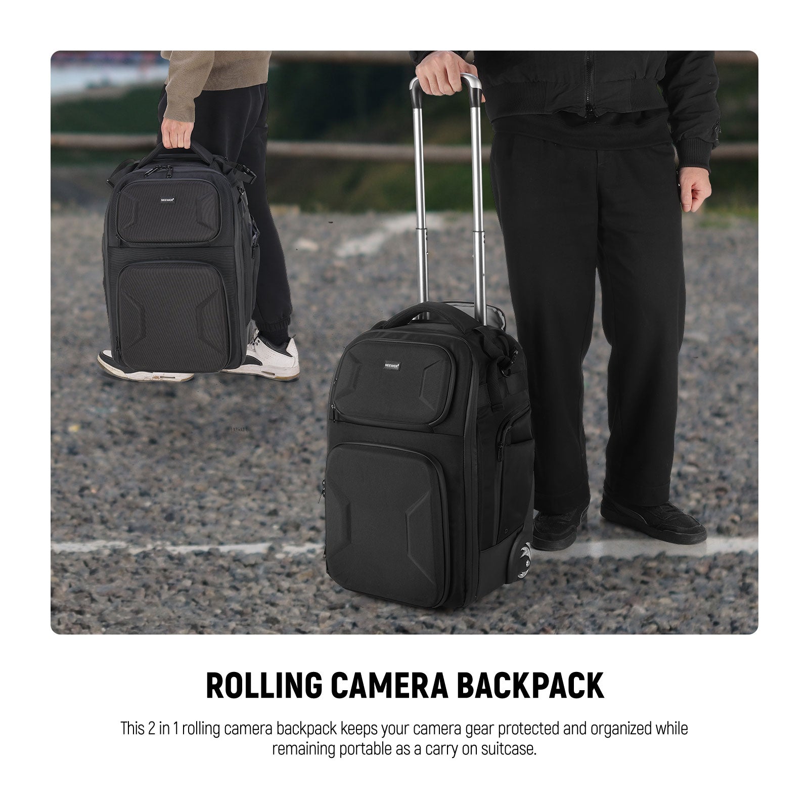 NEEWER PB027 Carry On Camera Roller Bag