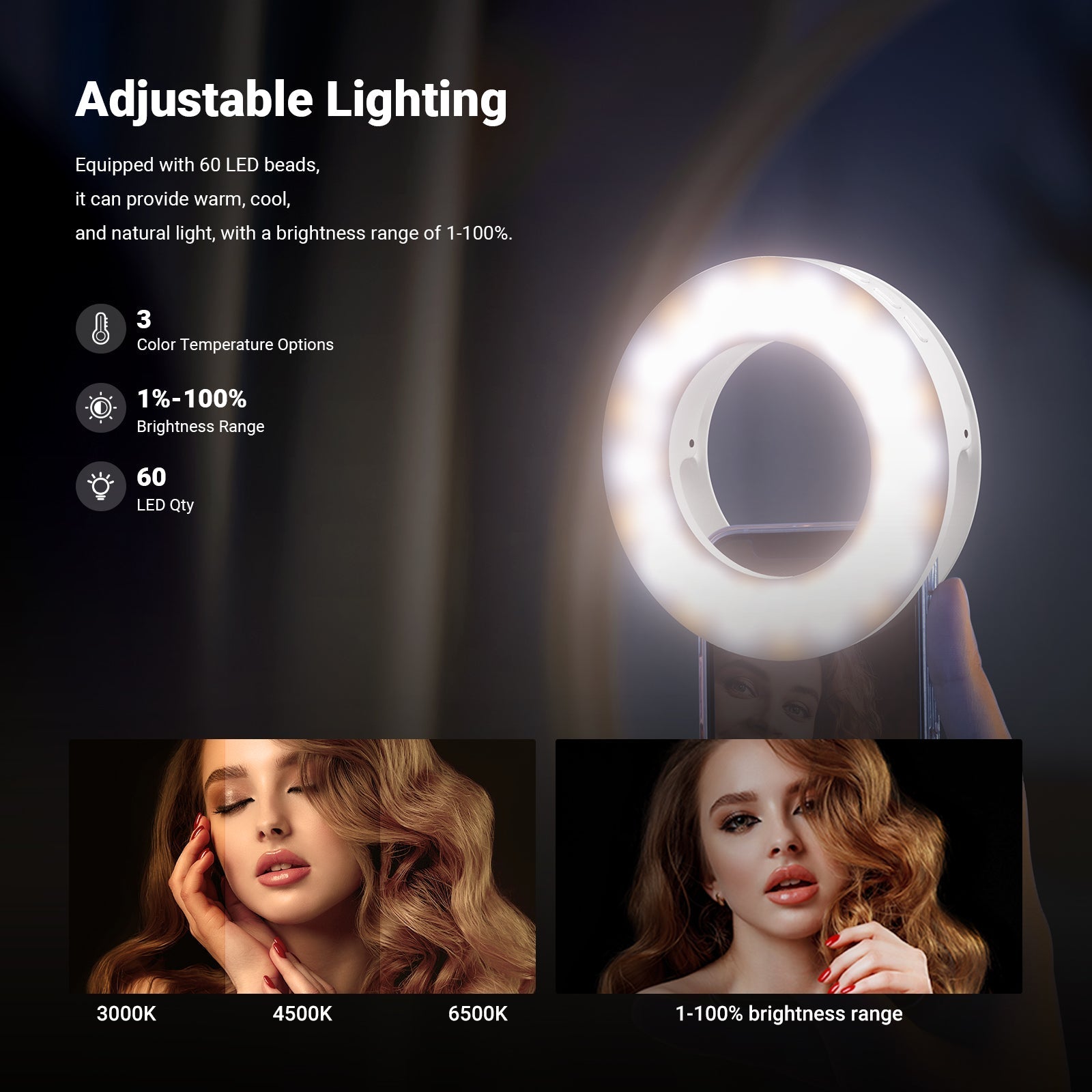 NEEWER ENTRY LEVEL VERSION N28 Mini Selfie Ring Light