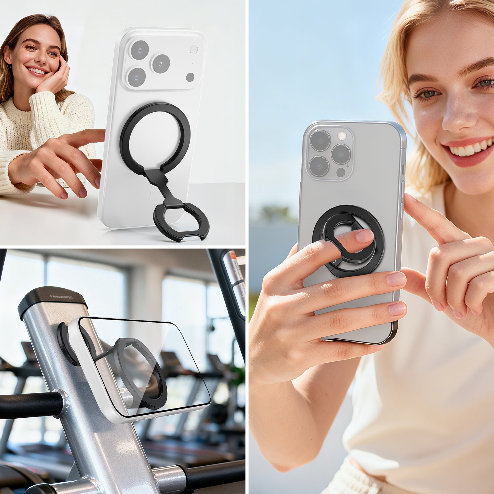 NEEWER PA140 Dual Side Magnetic Phone Grip Ring Holder