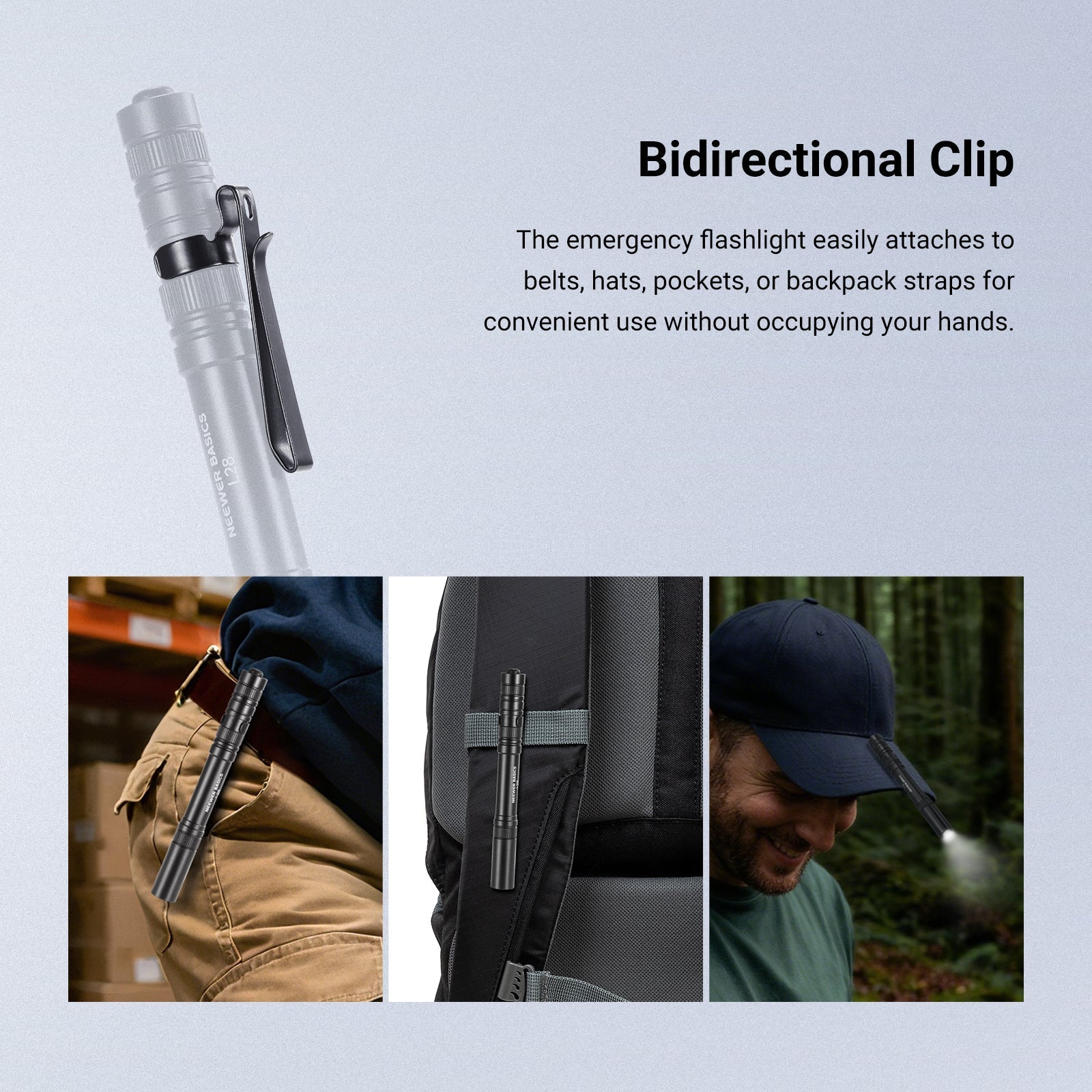 NEEWER BASICS L28 5W Portable EDC Flashlight