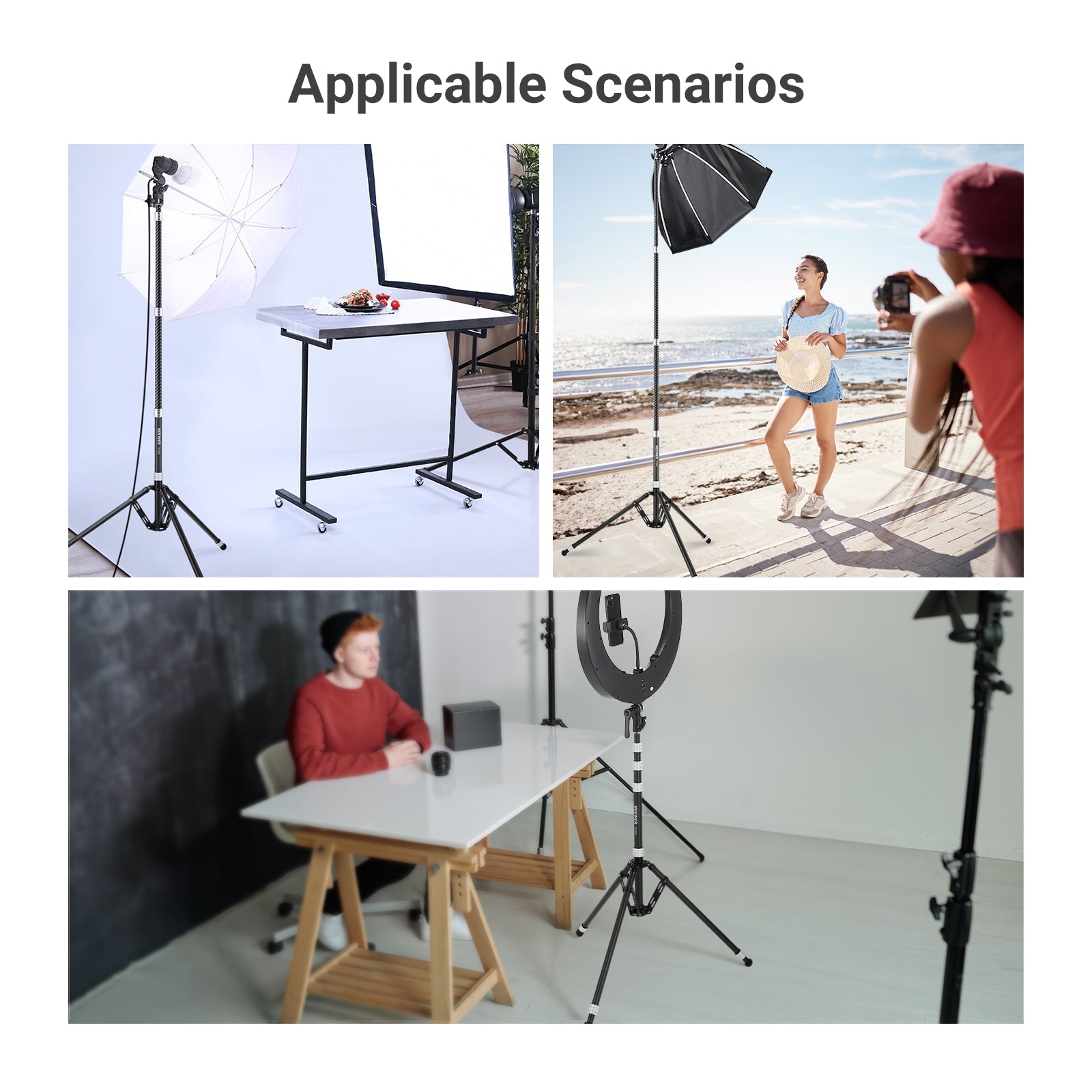 NEEWER ST260C 260cm Carbon Fiber Light Stand