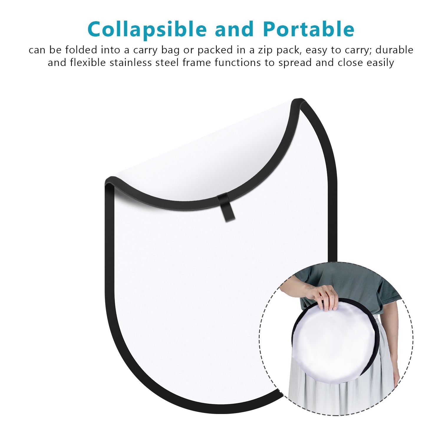 NEEWER 5x7FT / 1.5x2M Pop-out Lighting Reflector