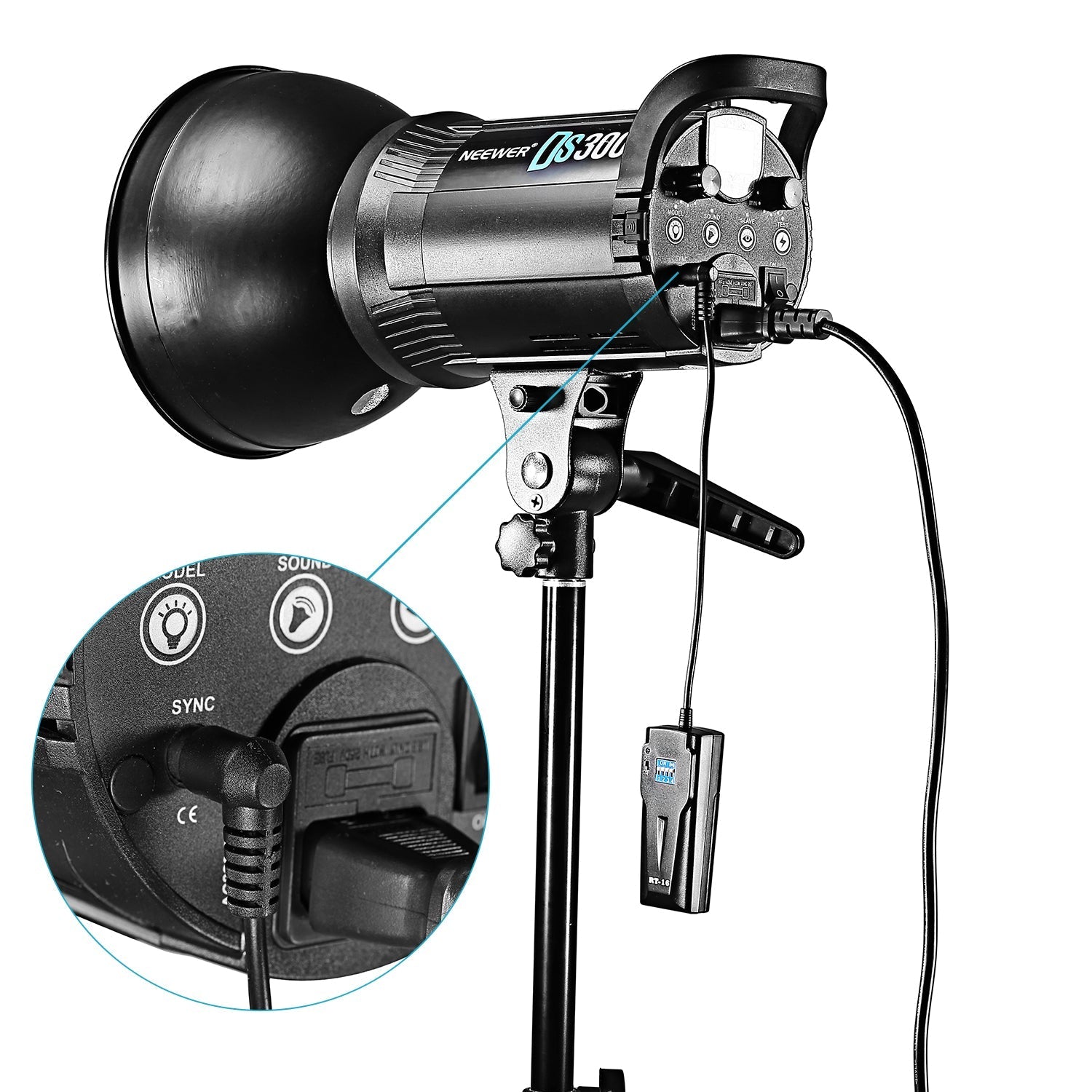 NEEWER RT-16 Wireless Trigger for S101 Studio Flash