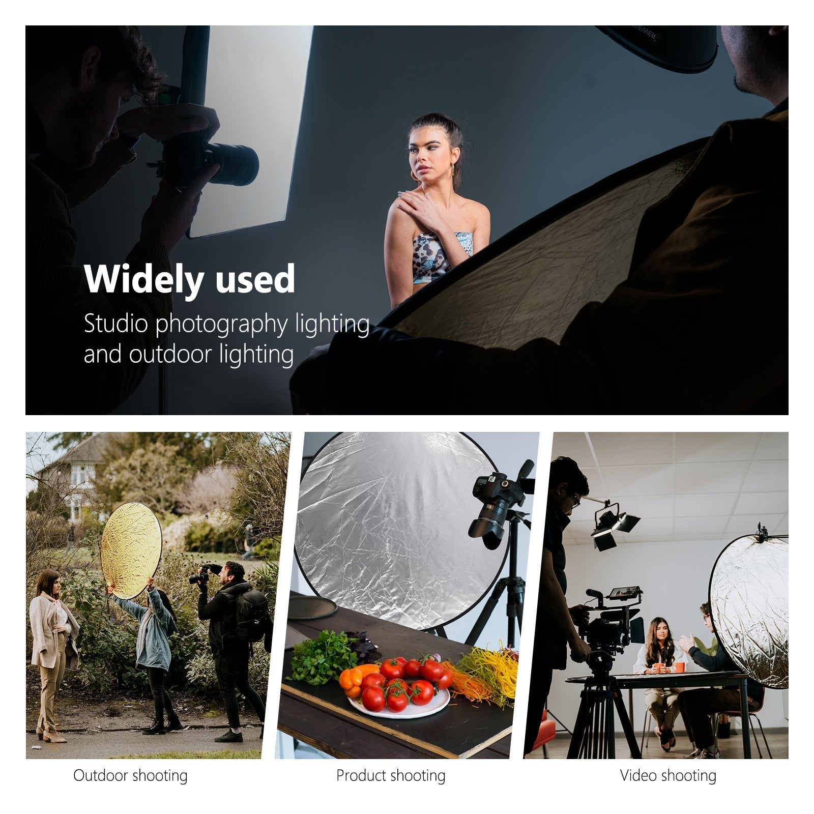 NEEWER 5-in-1 Collapsible Light Reflector