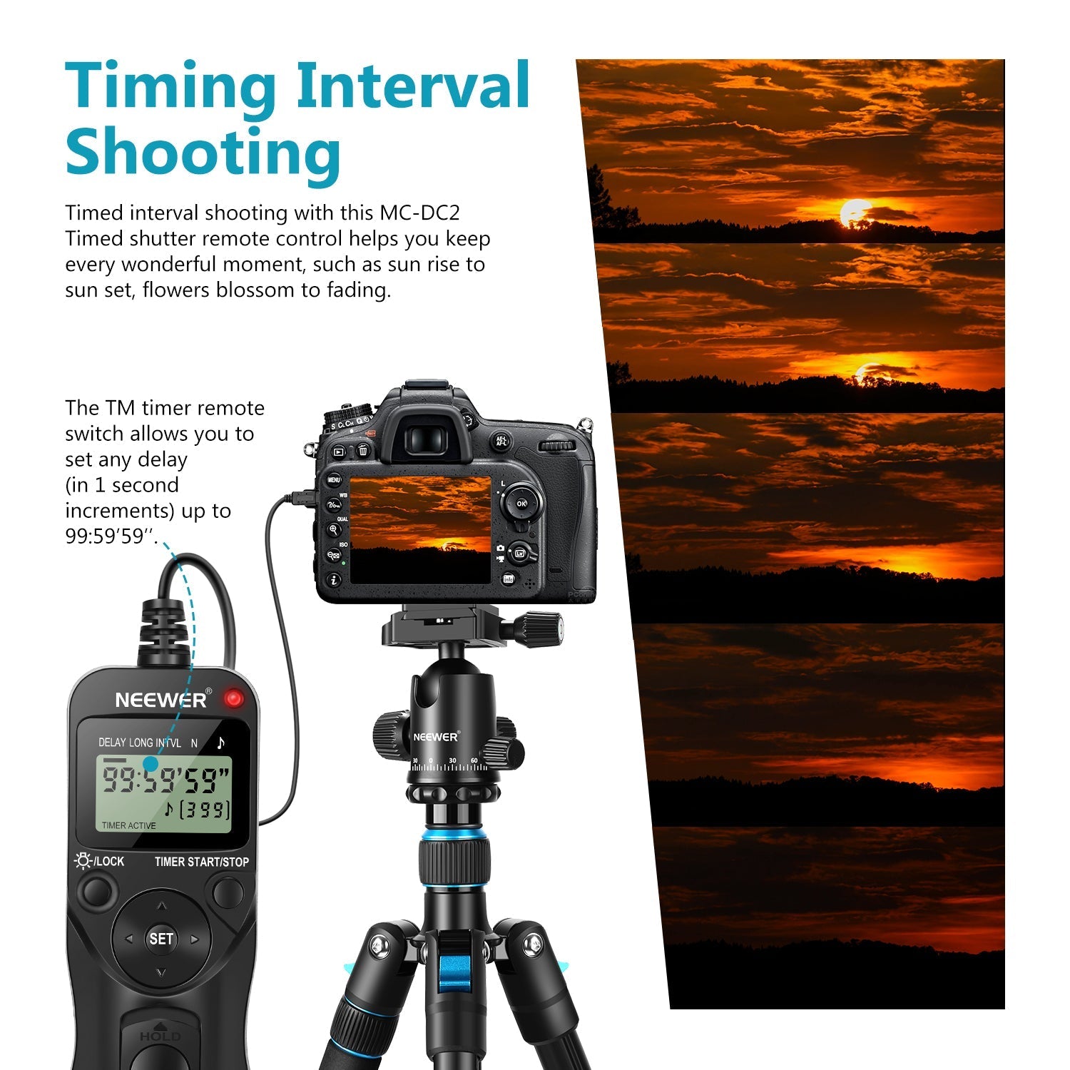 NEEWER Timer Remote Control for Nikon