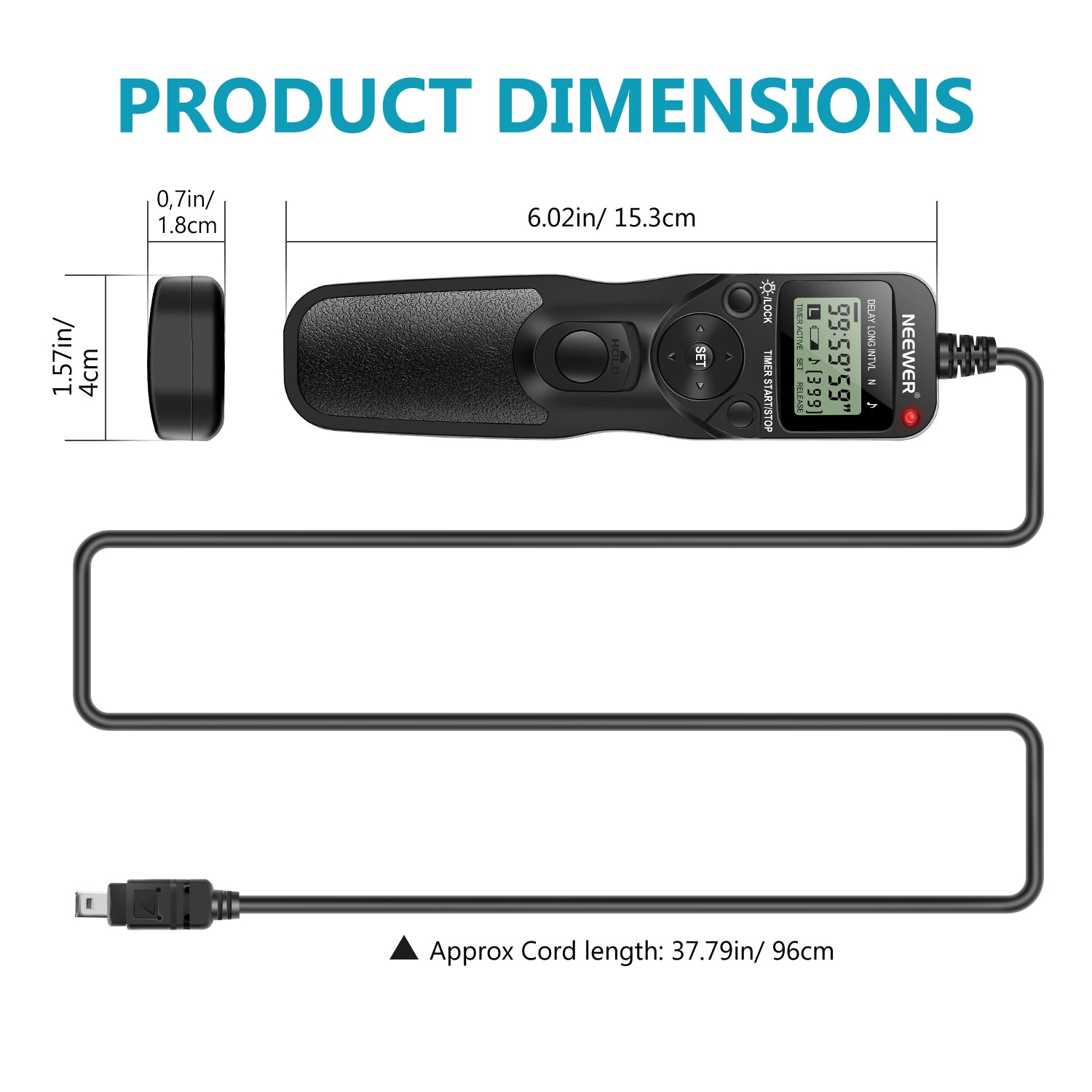 NEEWER Timer Remote Control for Nikon