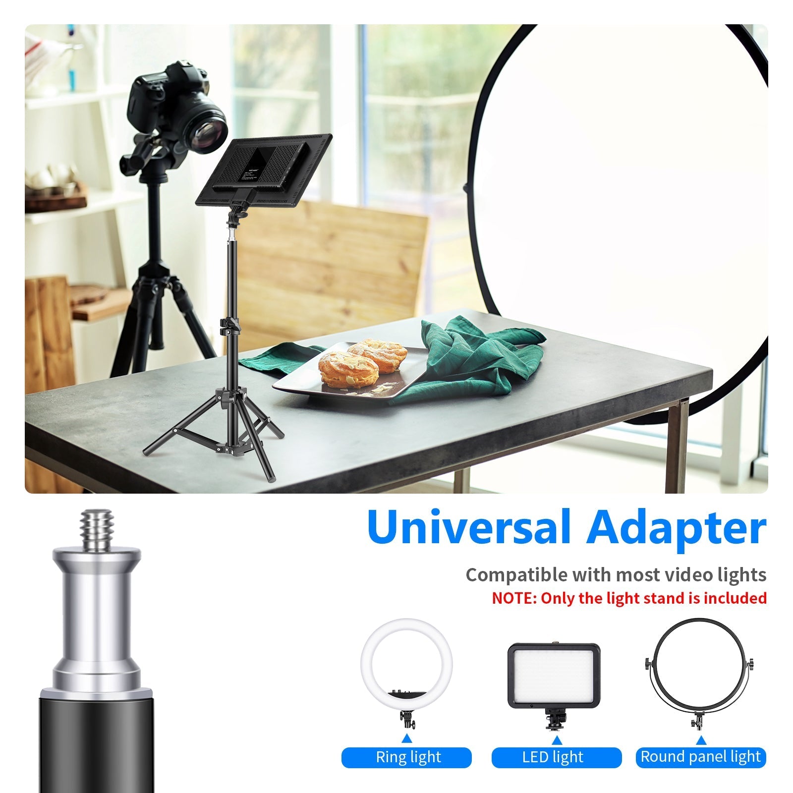 NEEWER ST-50MN 50cm Mini Photography Light Stand