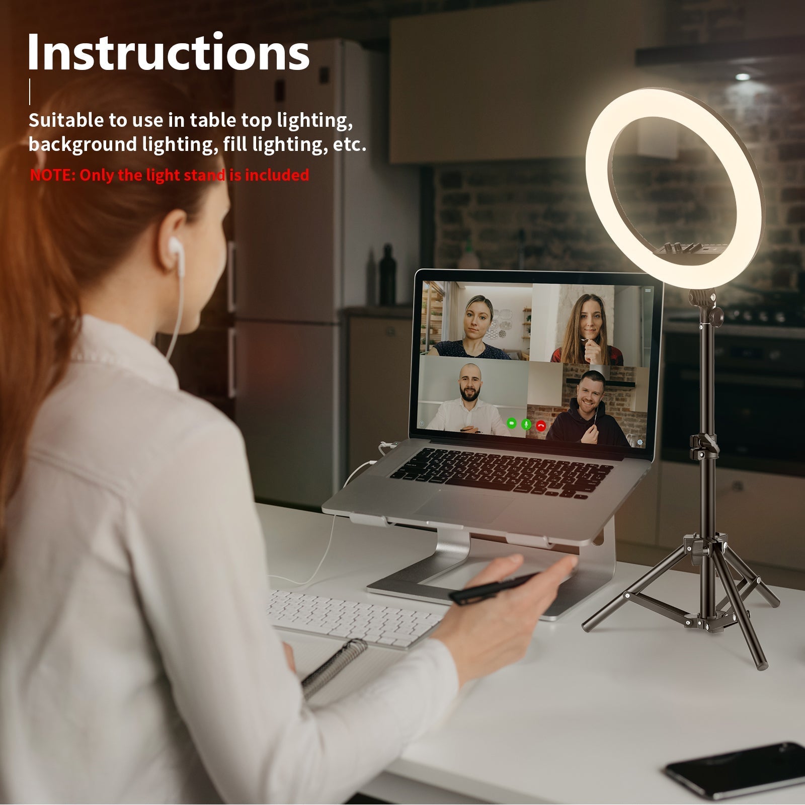 NEEWER ST-50MN 50cm Mini Photography Light Stand