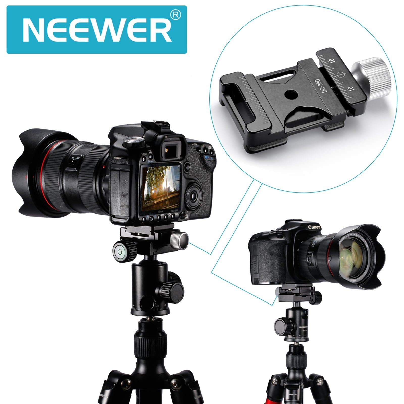 NEEWER HC-NA38 38mm Screw Knob Clamp