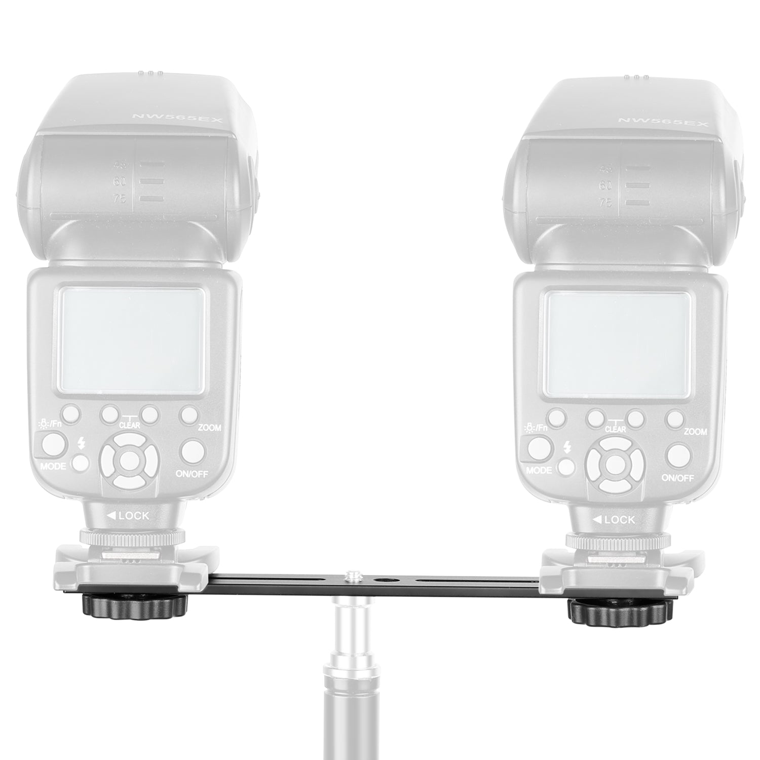 NEEWER 8"/20.3cm Dual Mount Bracket