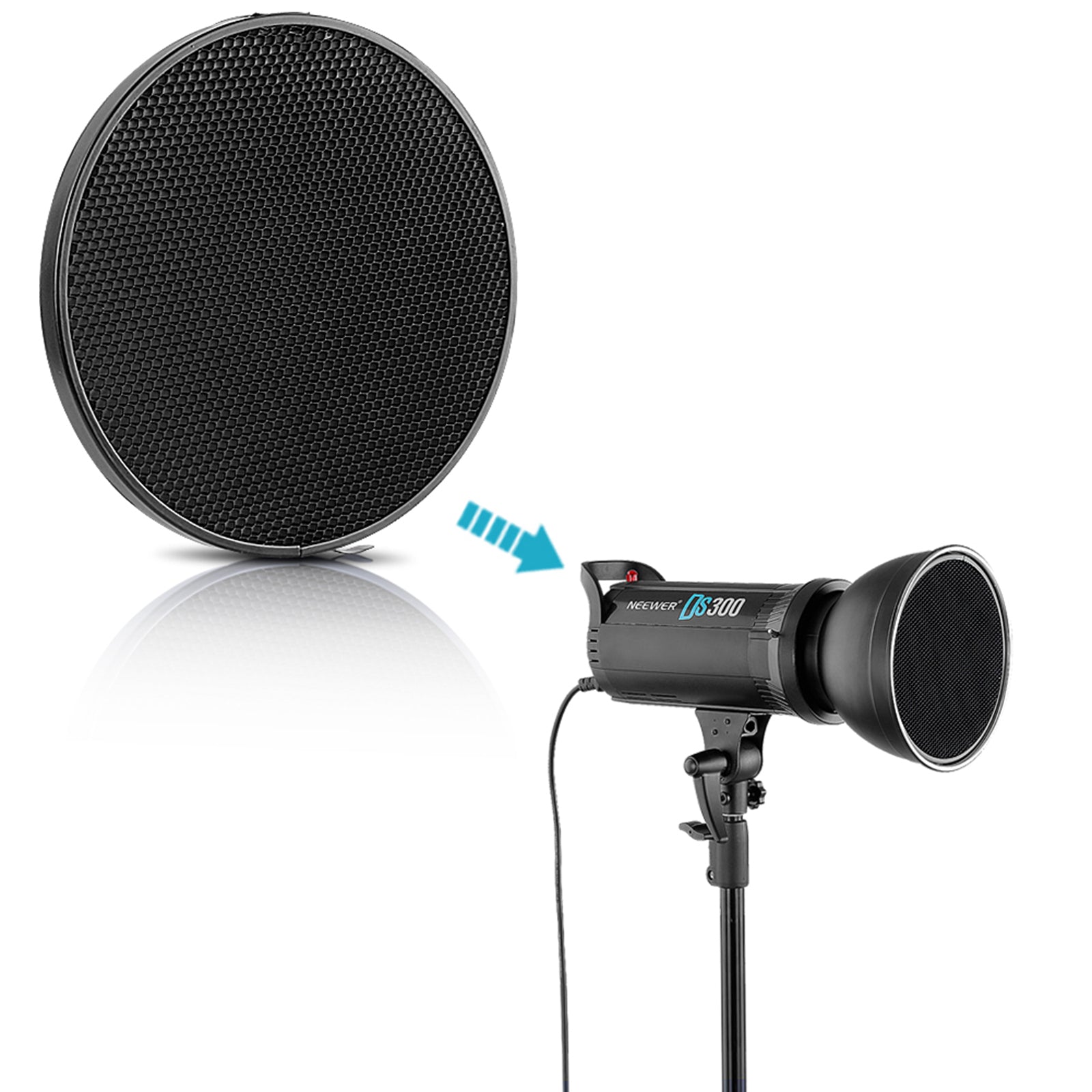 NEEWER 6.6"/16.8cm Aluminum Alloy Honeycomb Grid Set