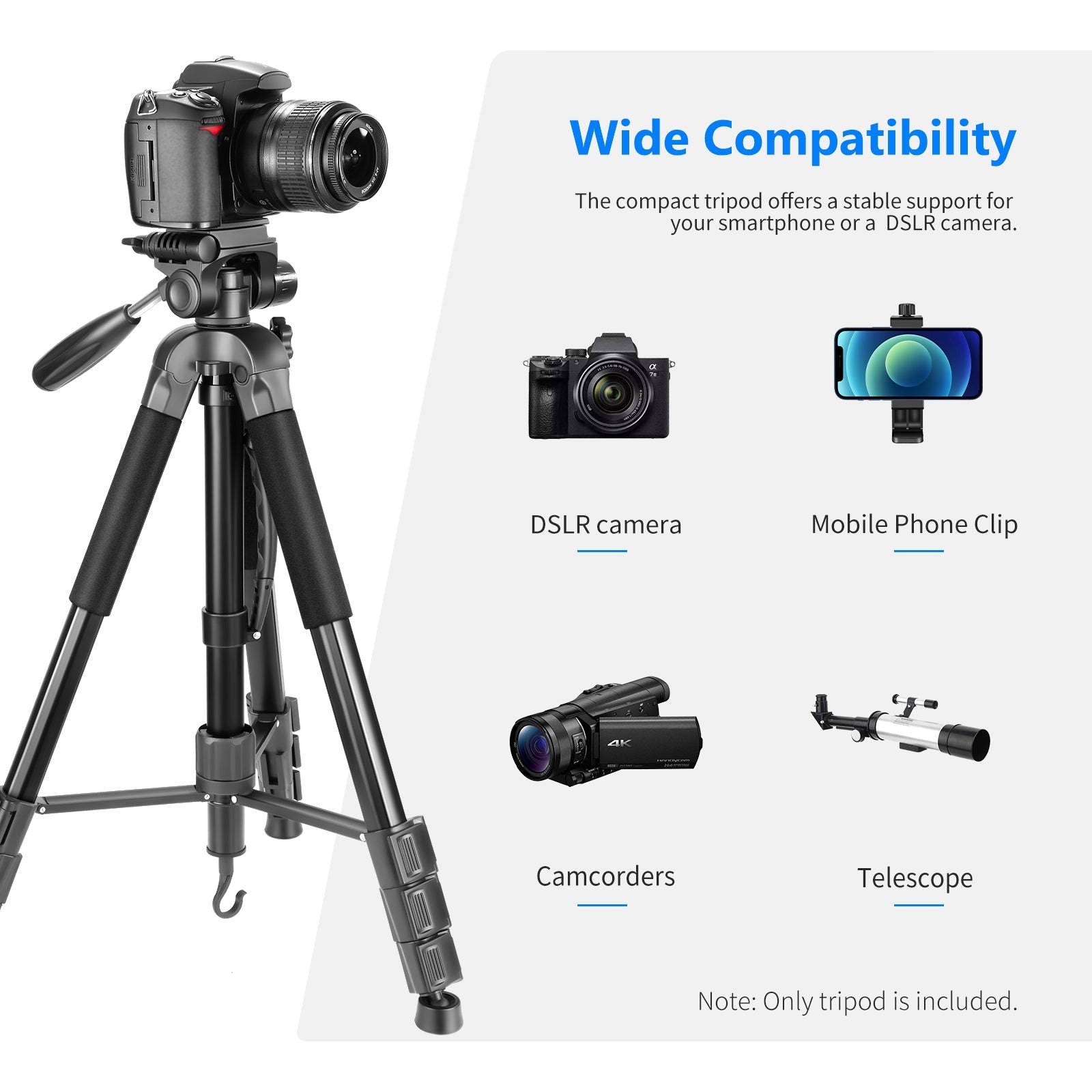 NEEWER SAB264 70" 2 in 1 Camera Tripod Monopod