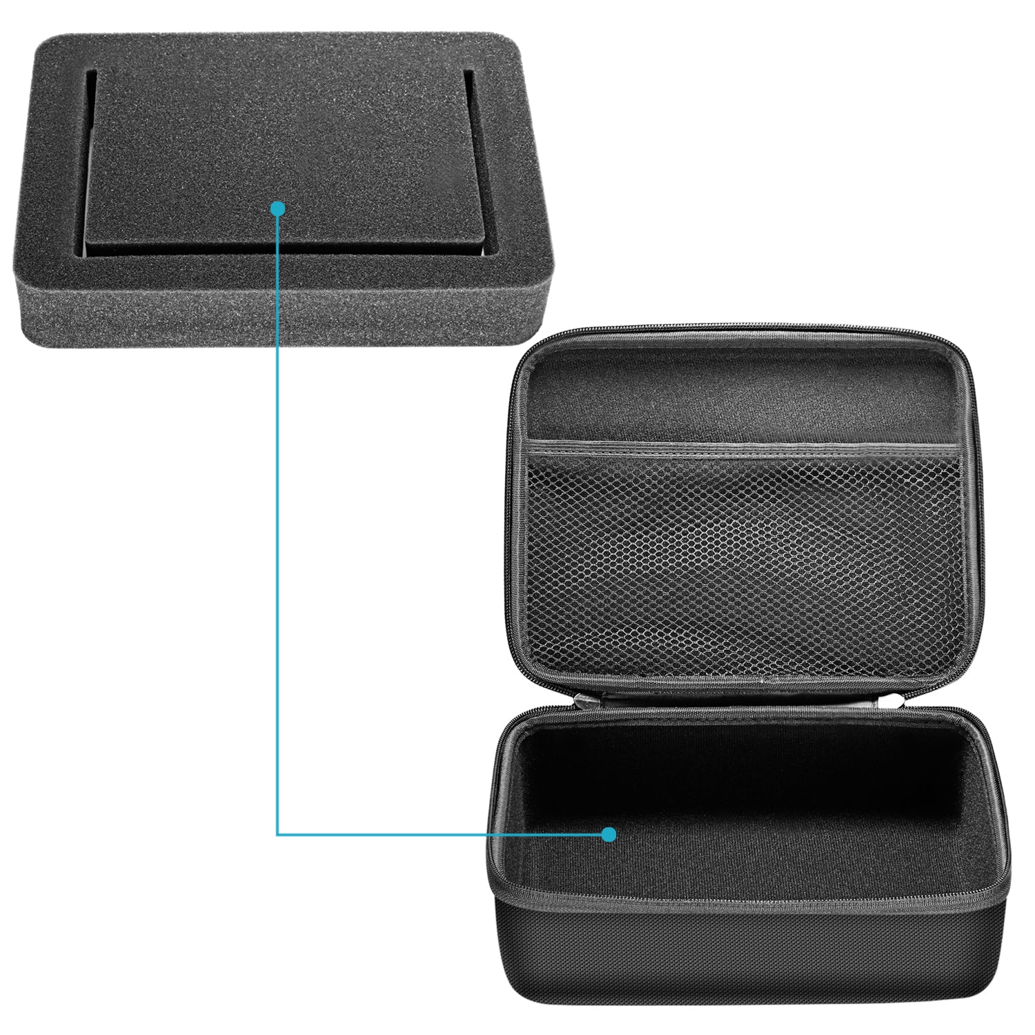 NEEWER 9.4"x7.4"x2.7" EVA Carrying Case