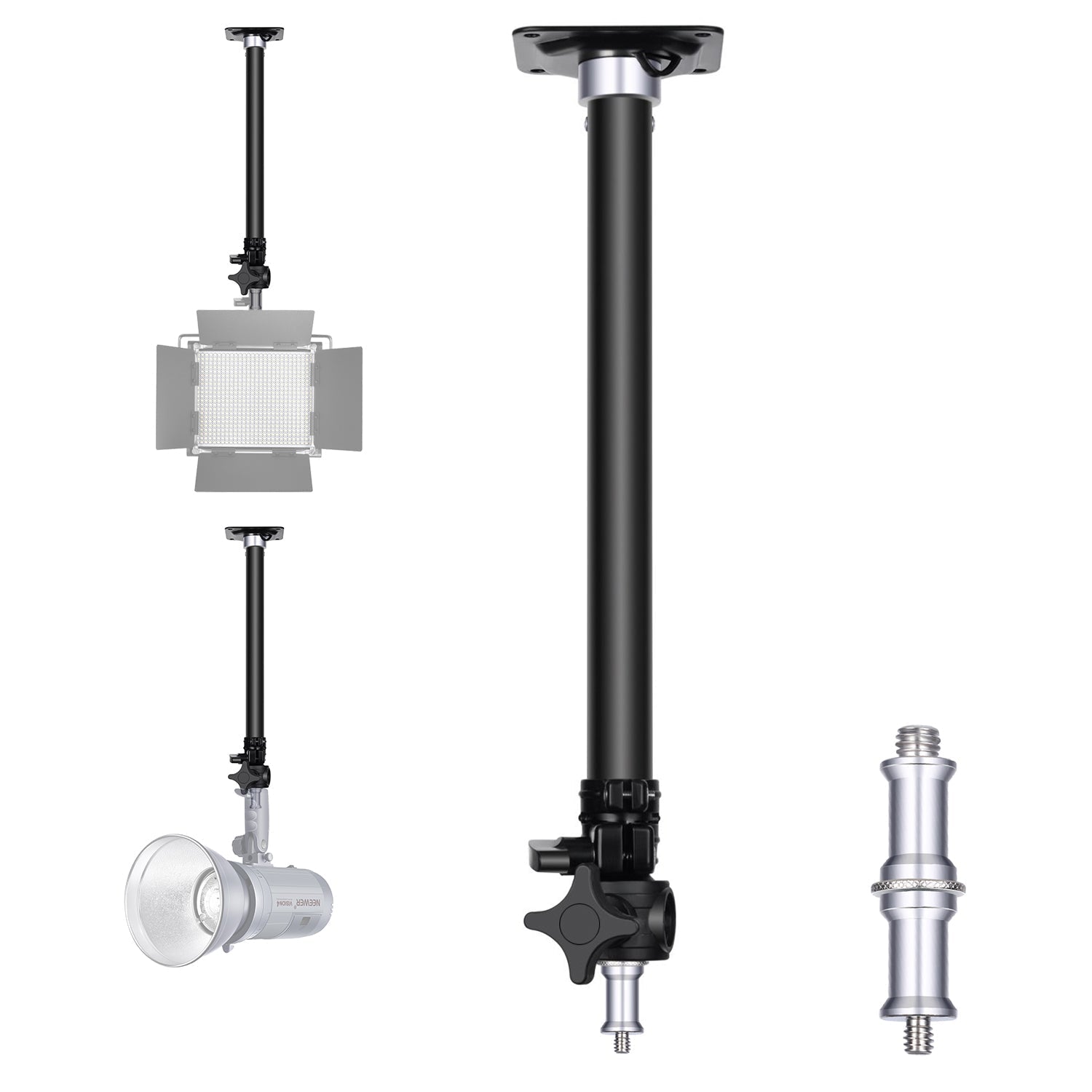 NEEWER ST-WM60 60cm Adjustable Wall Mounting Boom Arm