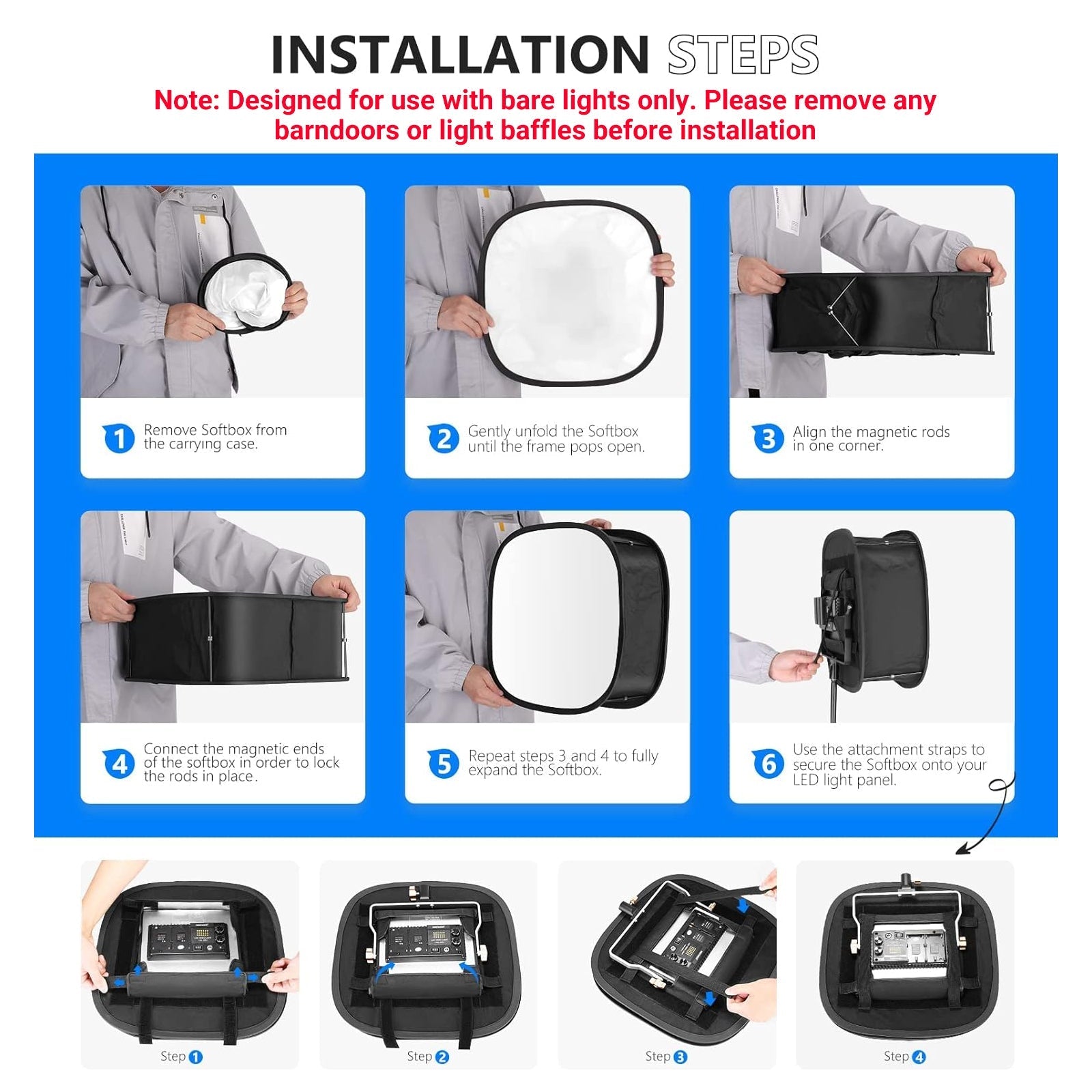 NEEWER LED Light Panel Softbox for 660 LED Panel Light