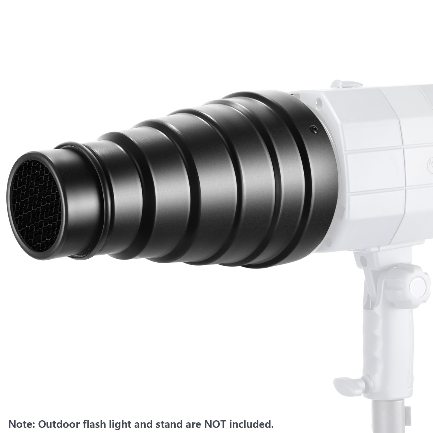 NEEWER NK-NALTP Aluminium Alloy Conical Snoot Kit with Honeycomb Grid