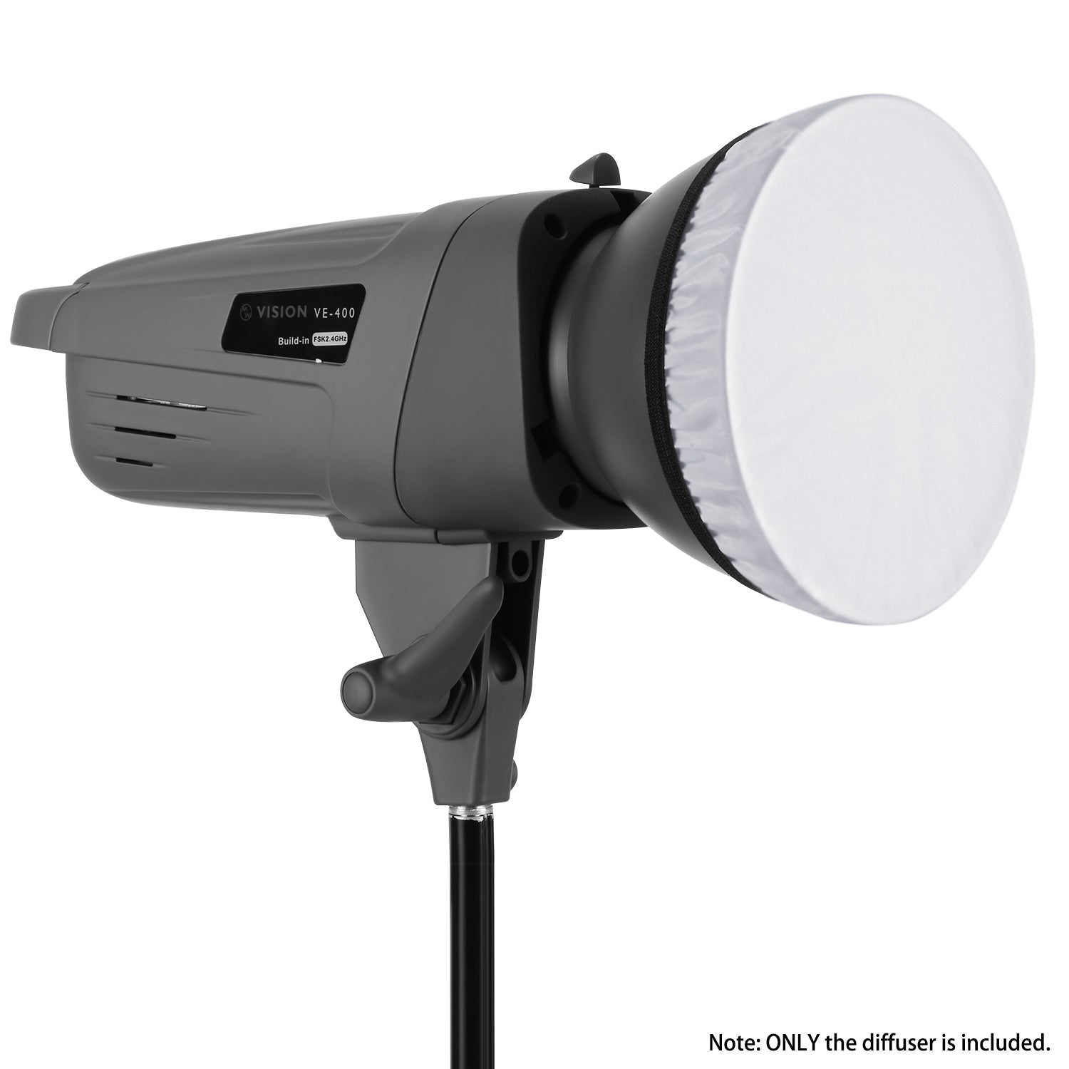 NEEWER 2-Pack 7" / 18CM Soft Diffuser Sock For Strobe Light