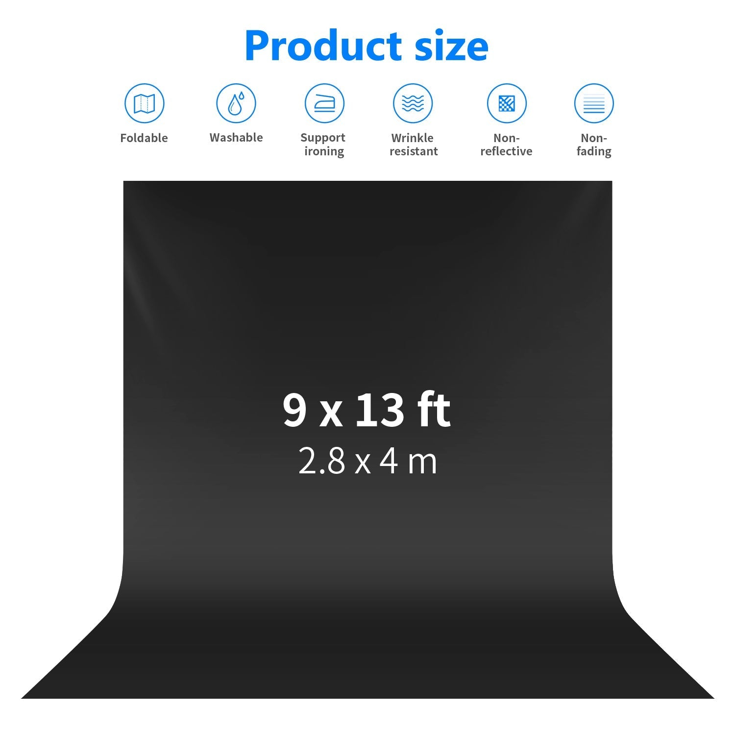 NEEWER 4x2.8m / 13x9ft Photography Polyester Backdrop