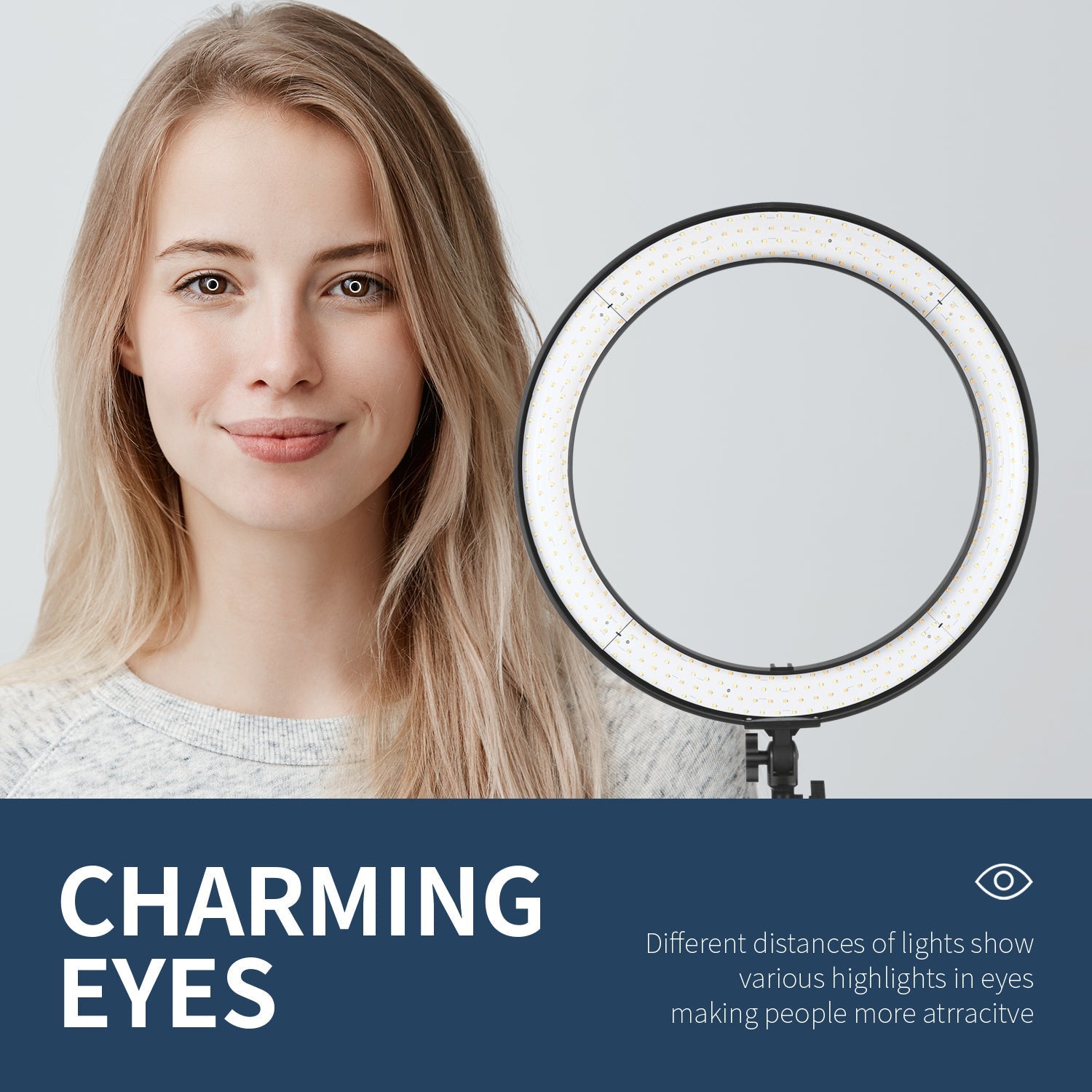 NEEWER RP20-B 20" Bi-color Ring Light Kit