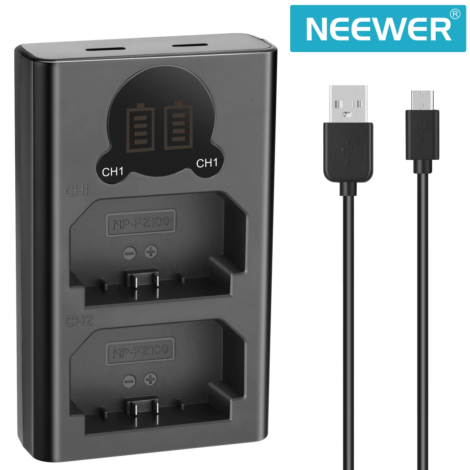 NEEWER Dual Charger for Sony NP-FZ100