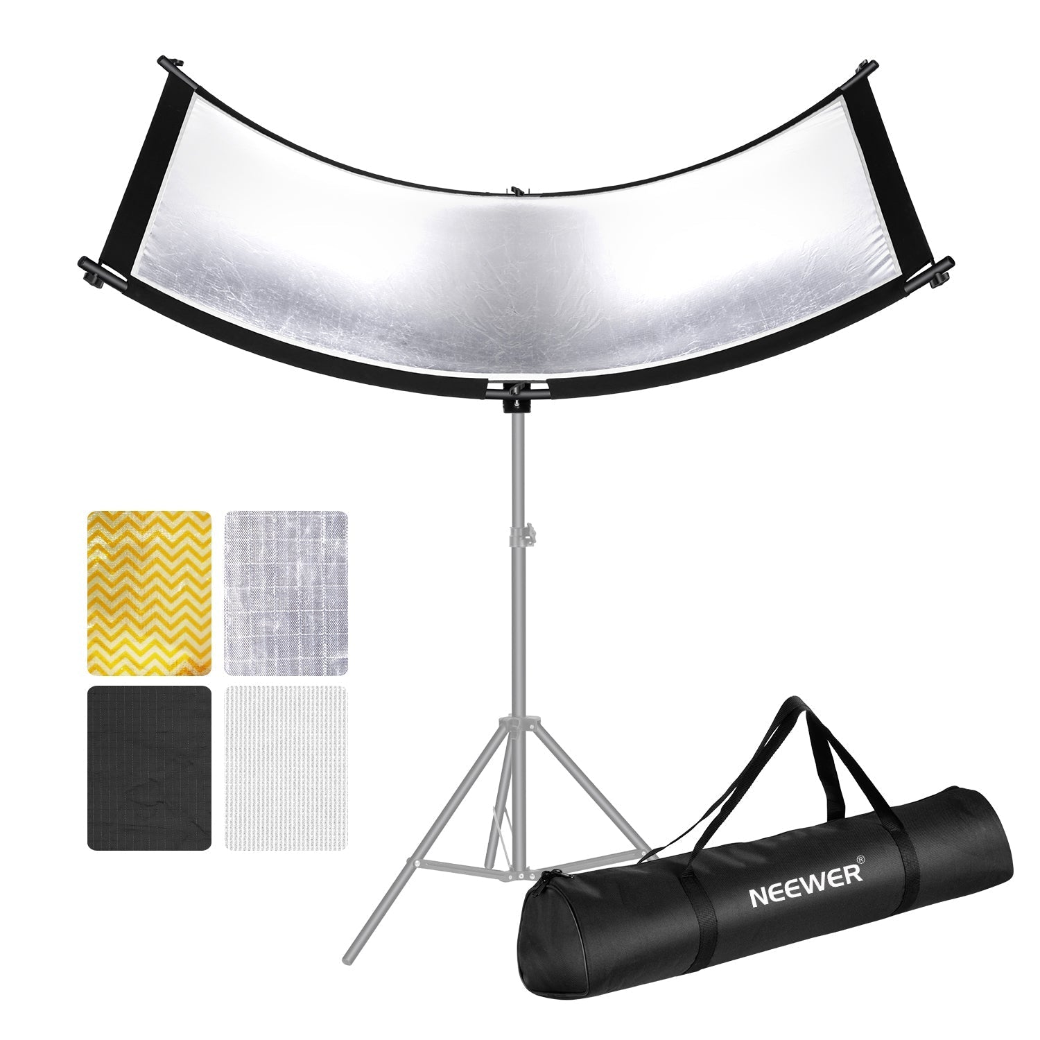 NEEWER 65.7"x 24"/167x61cm Clamshell Light Reflector Diffuser