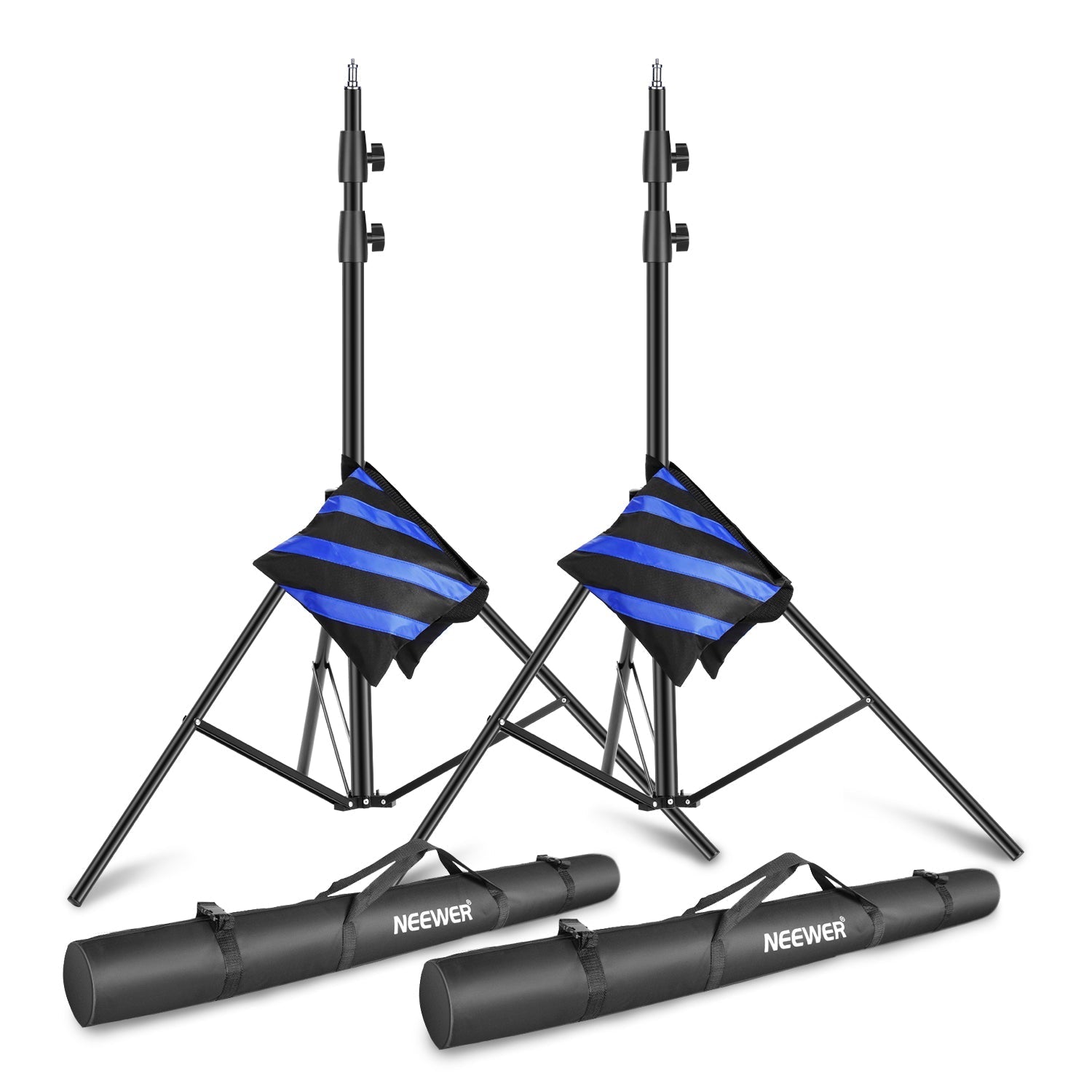 NEEWER ST-300SB 2 Pack 300cm Light Stand Kit