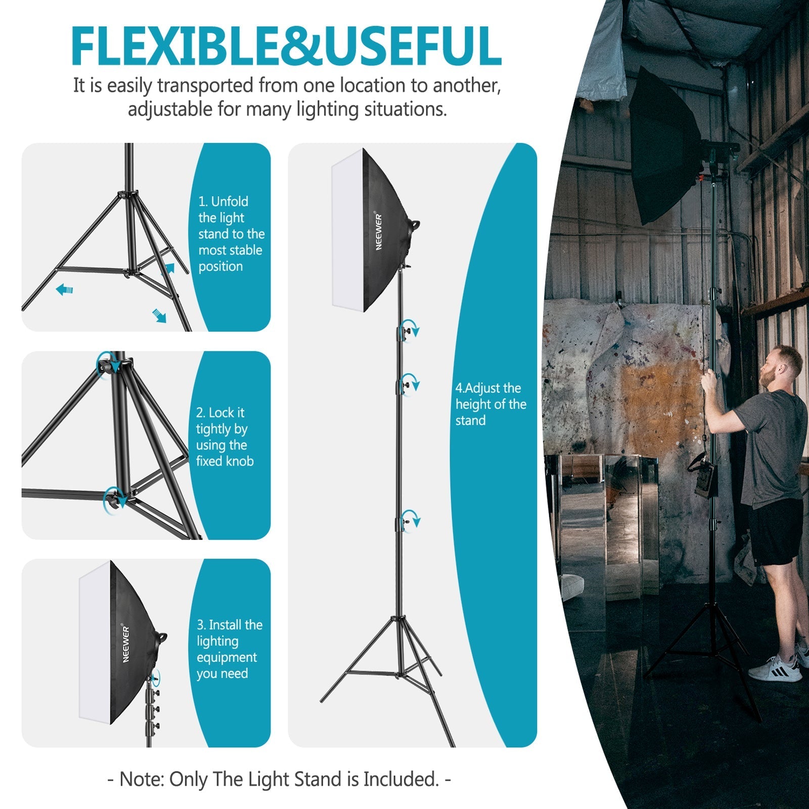 NEEWER ST-400SP 400cm Photography Light Stand