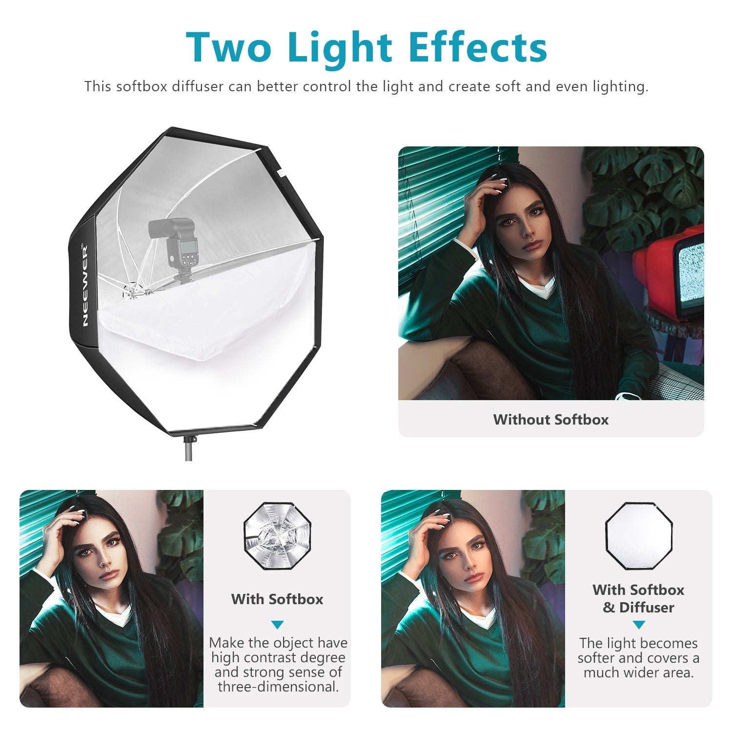 NEEWER SF-04 37.5''/95cm Octagon Softbox