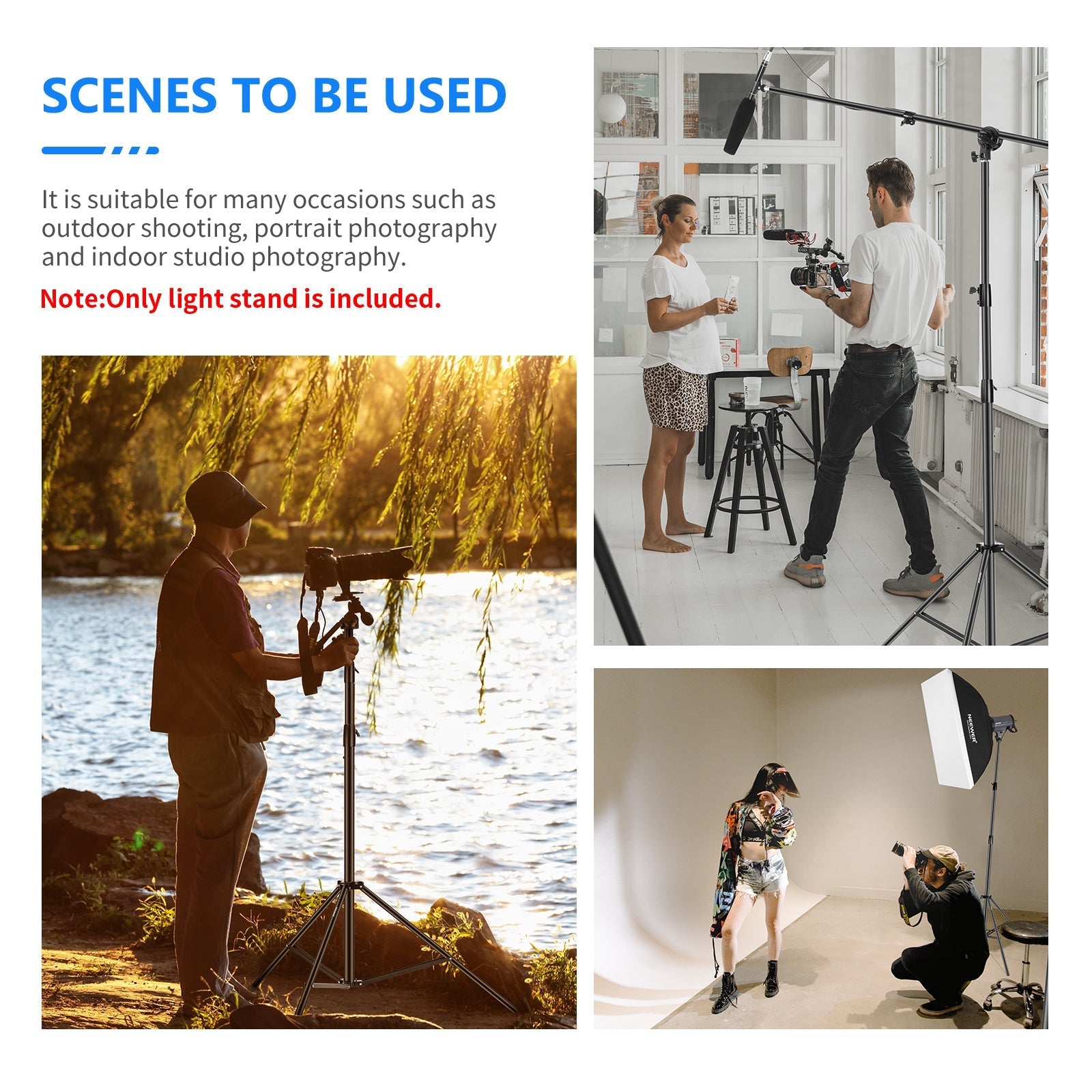 NEEWER ST-300 300cm Photography Light Stand