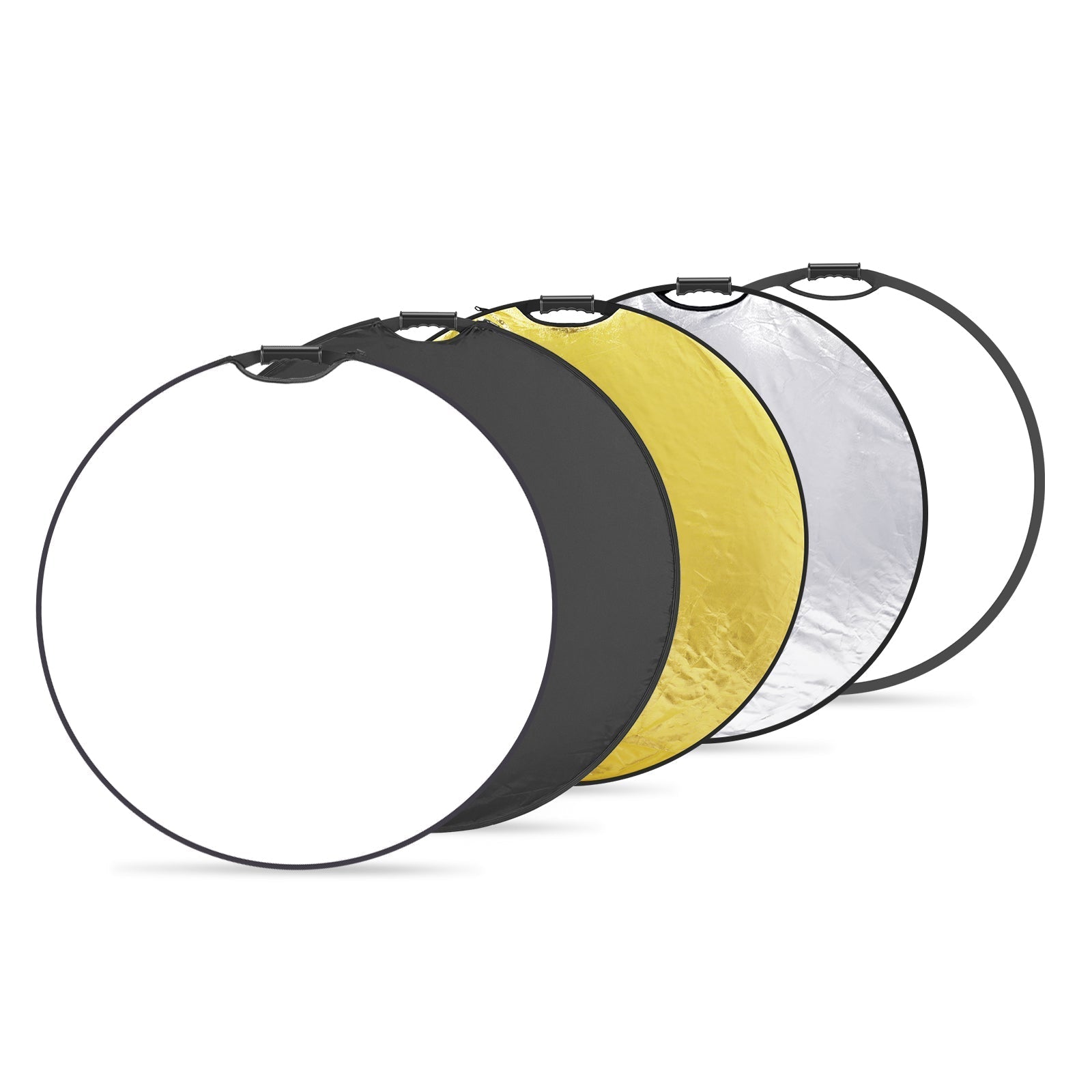 NEEWER 5-in-1 80CM/110CM Collapsible Round Light Reflector With Grip