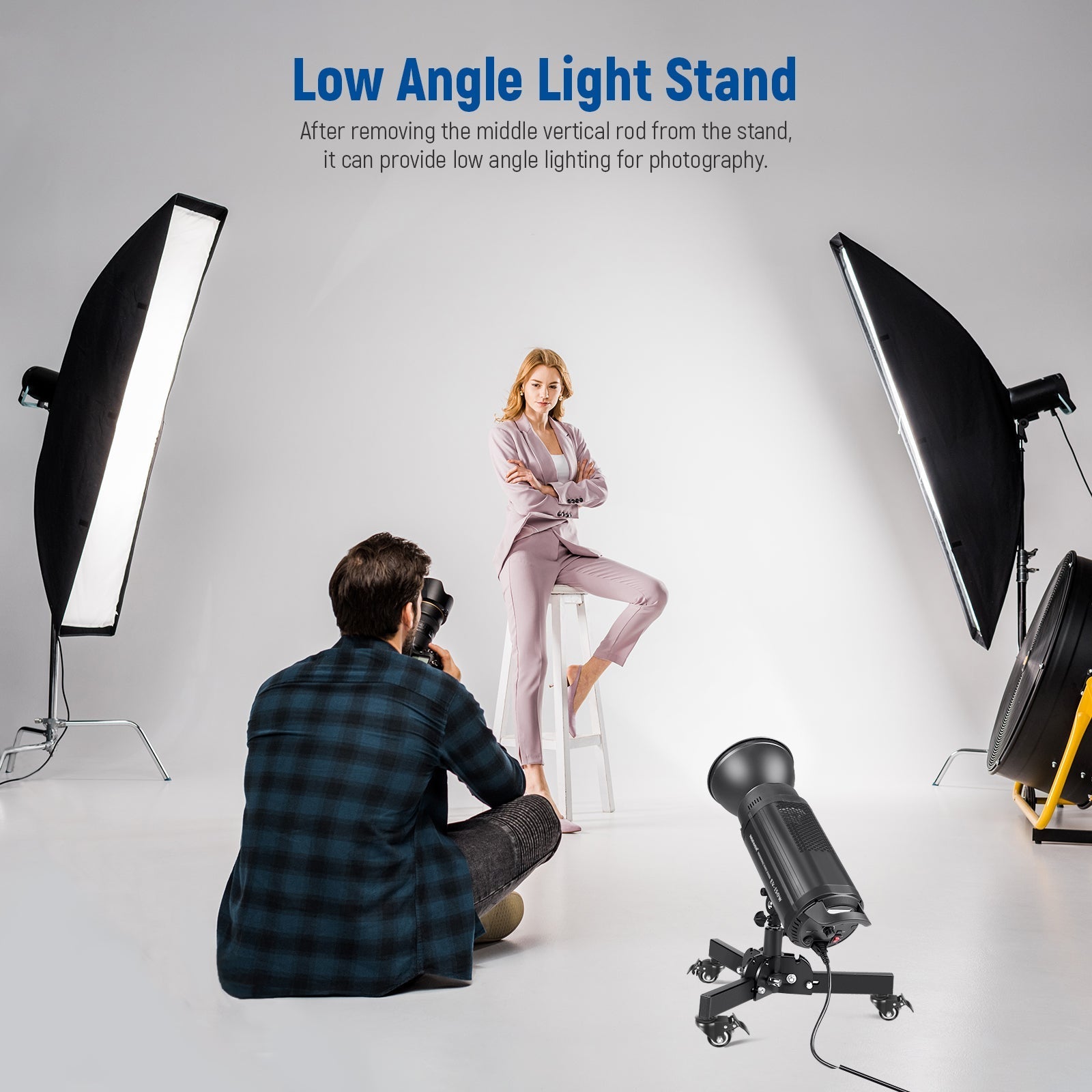 NEEWER ST72 72cm Dolly Heavy Duty Light Stand