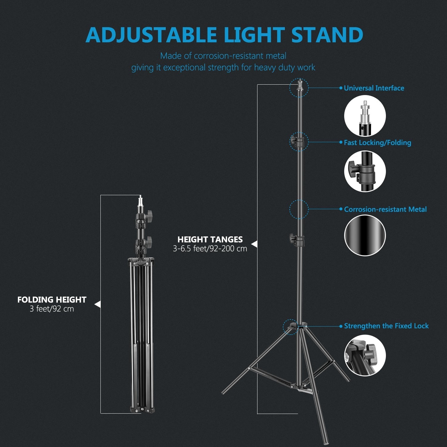 NEEWER 2-Pack P600 Bi-Color 2.4G LED Light Kit