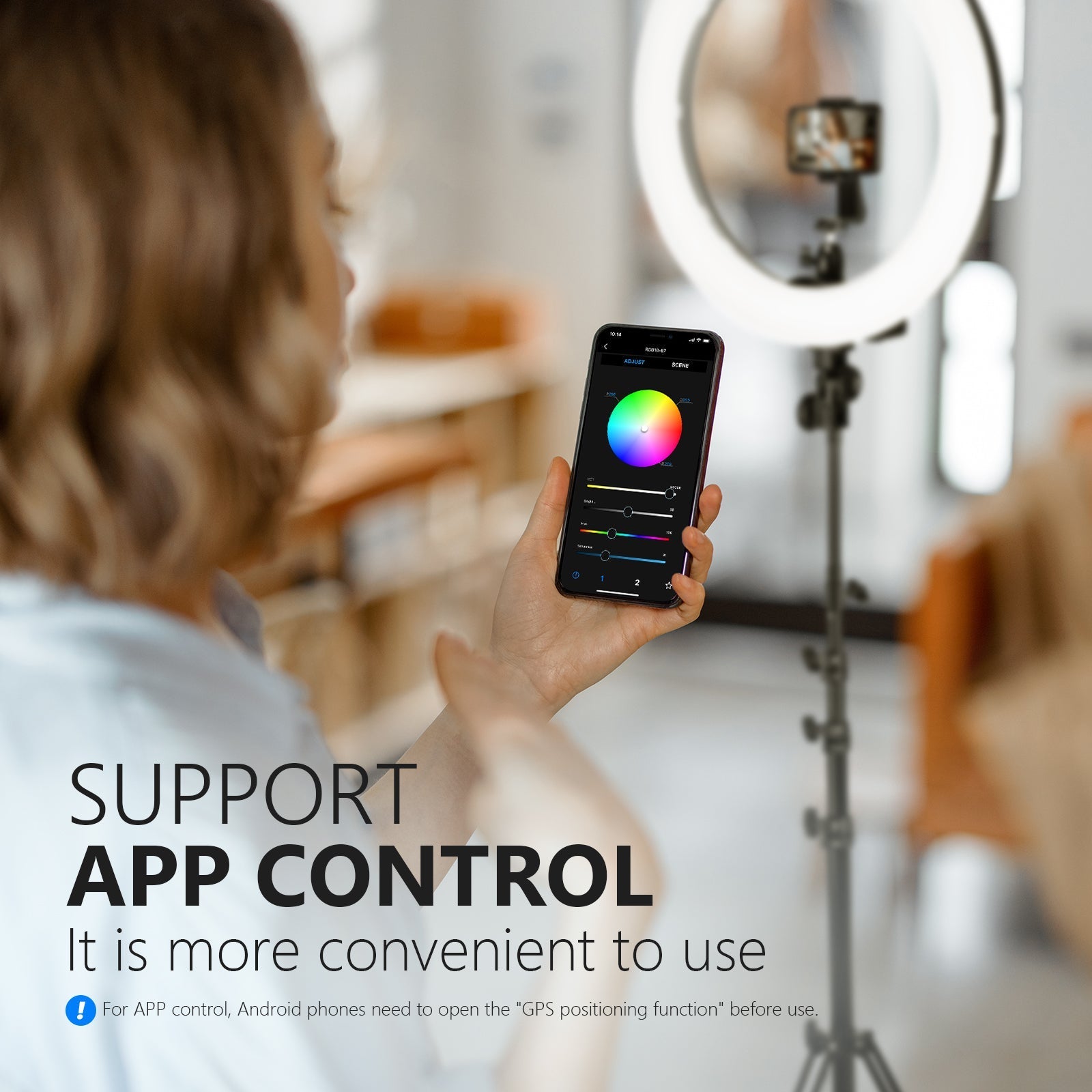 NEEWER RGB18-APP 18'' RGB Ring Light Kit