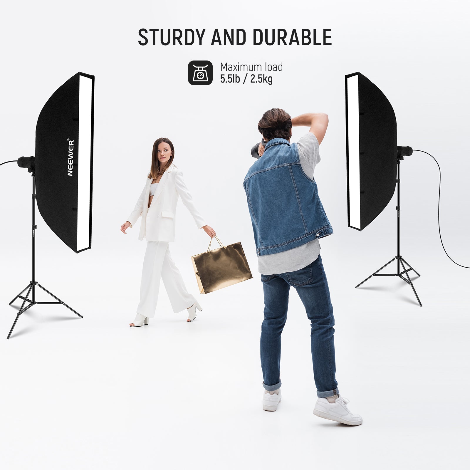 NEEWER ST210 2 Pack 210cm Photography Light Stand