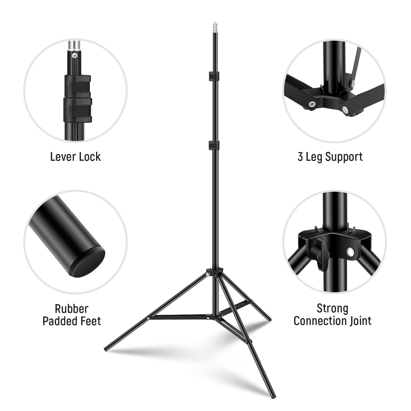 NEEWER ST210 2 Pack 210cm Photography Light Stand