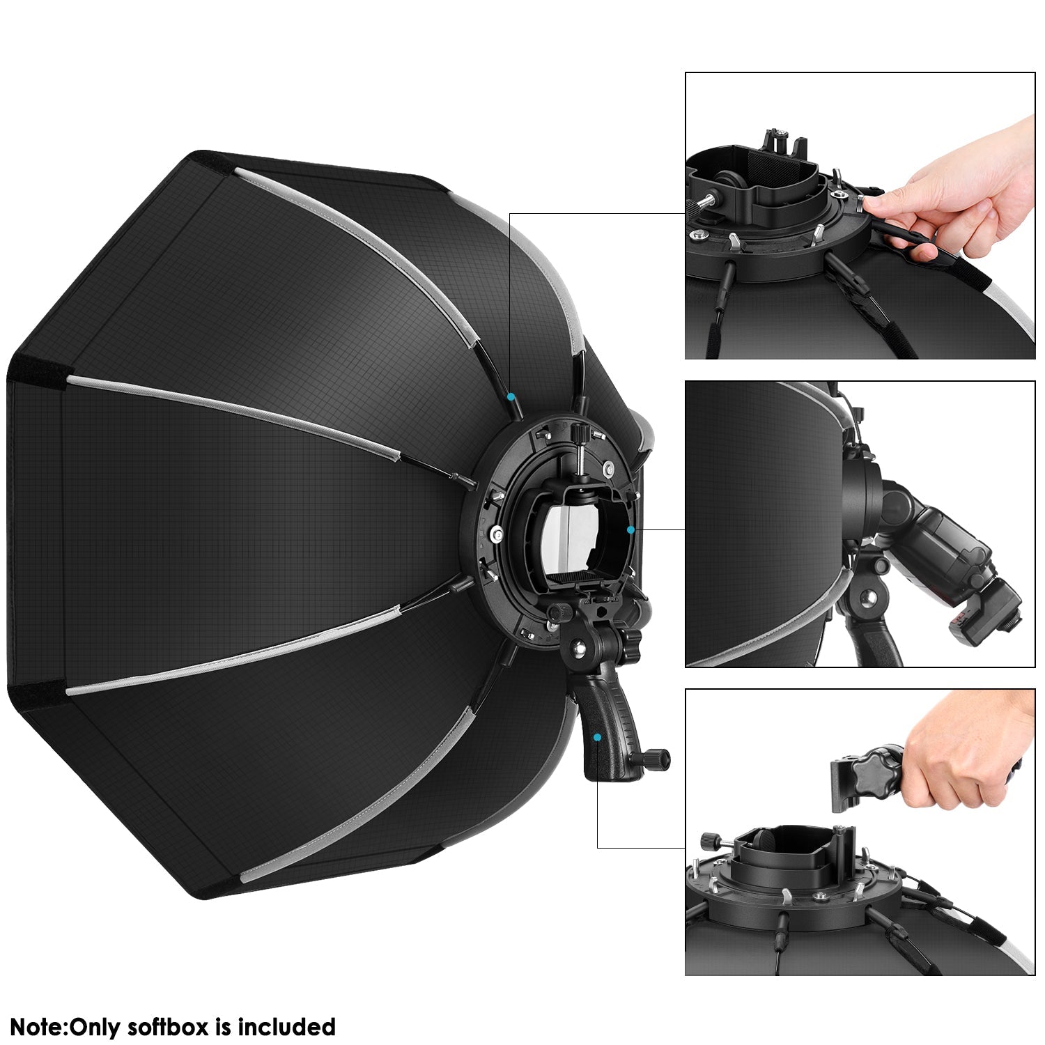 NEEWER SF-RP26 26''/65CM Quick Release Octagonal Softbox