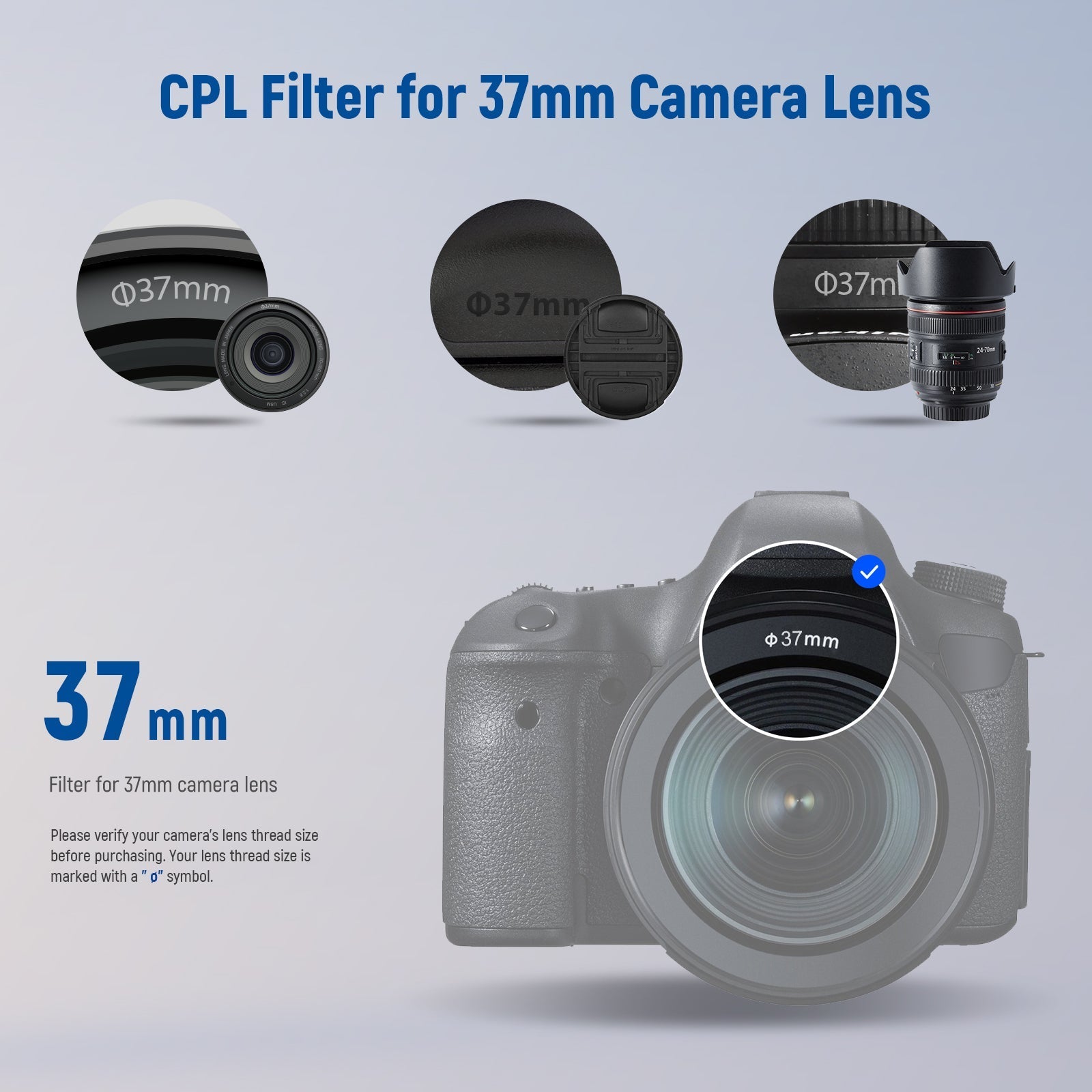 NEEWER Polarizer CPL Lens Filter