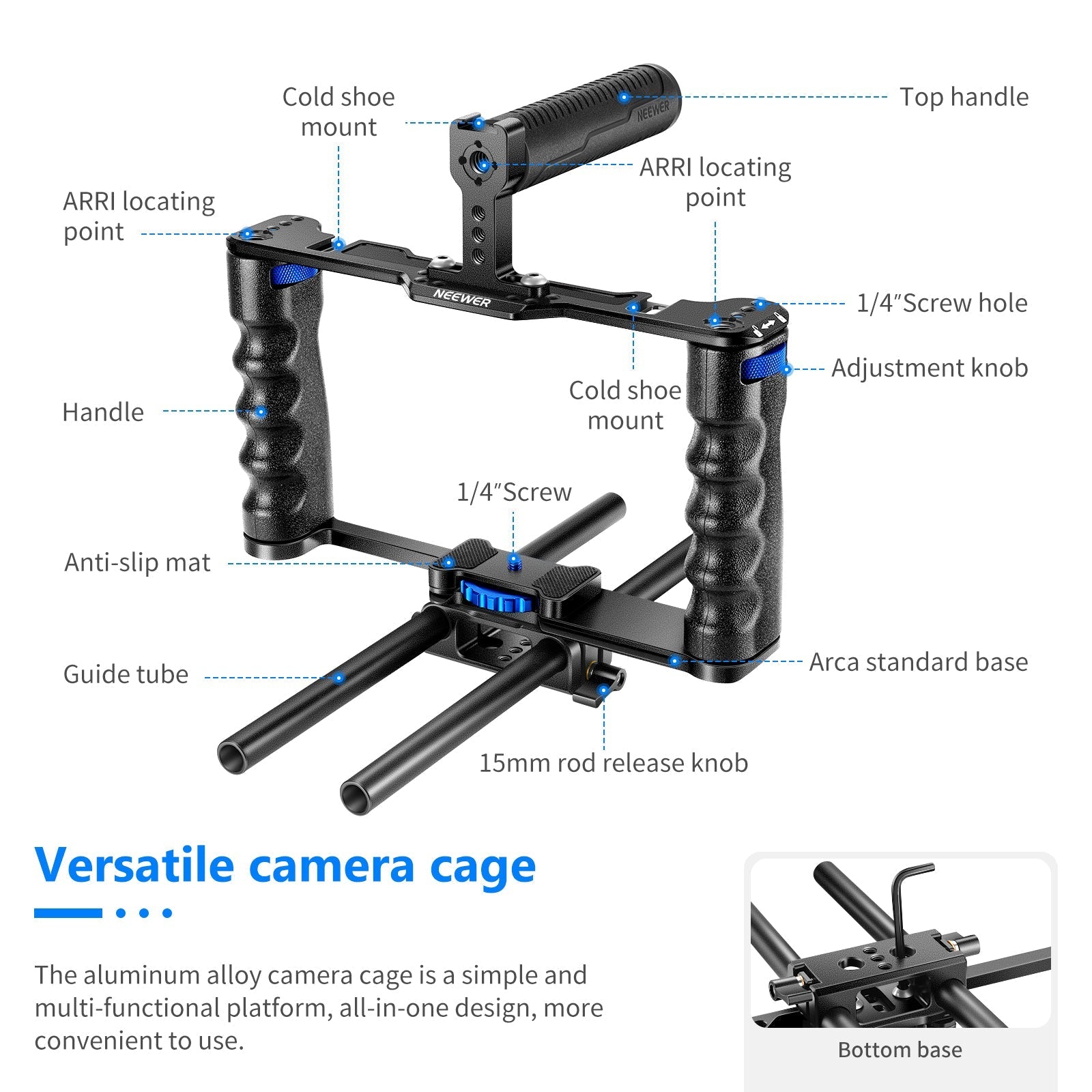 NEEWER VS107 Aluminum Alloy Camera Cage