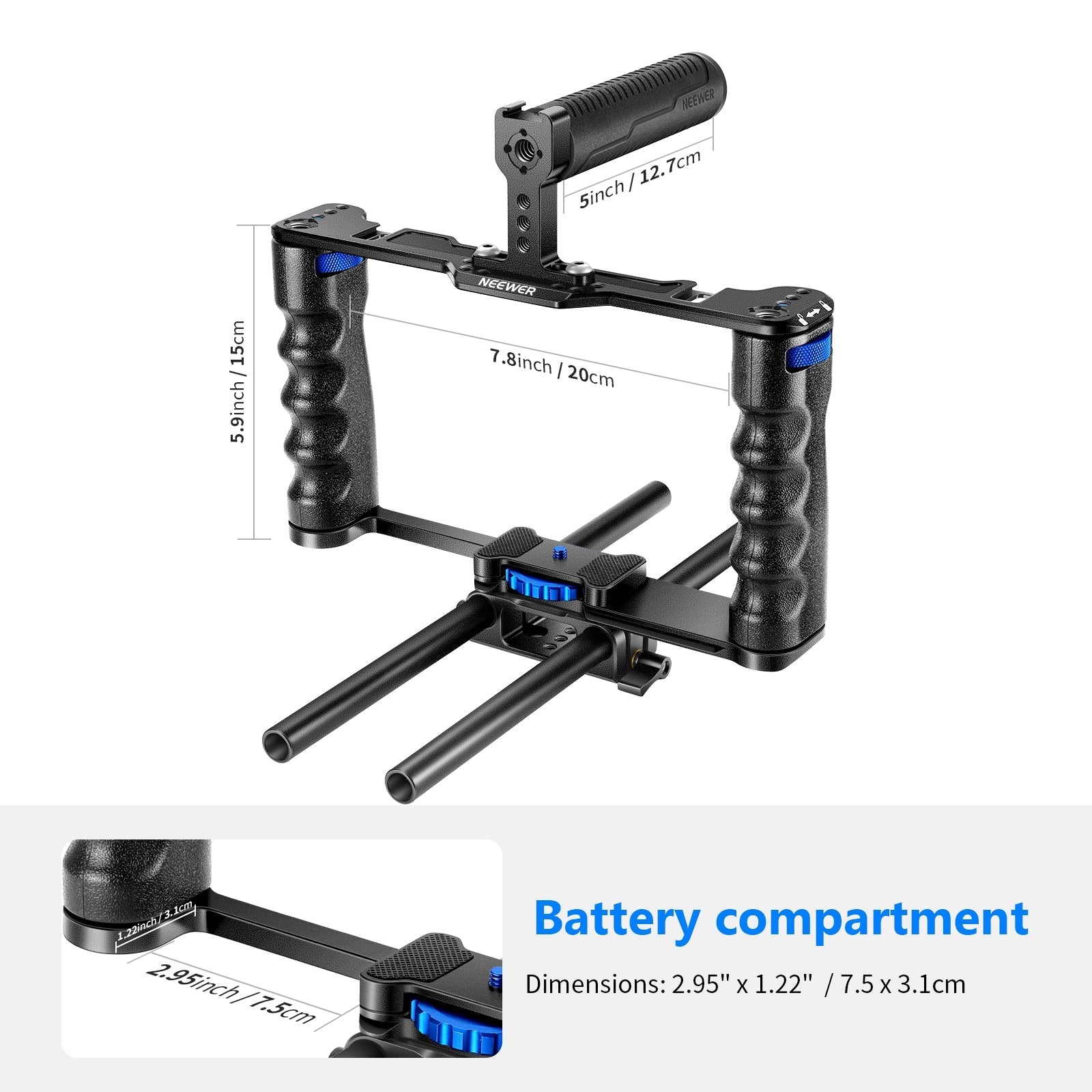 NEEWER VS107 Aluminum Alloy Camera Cage