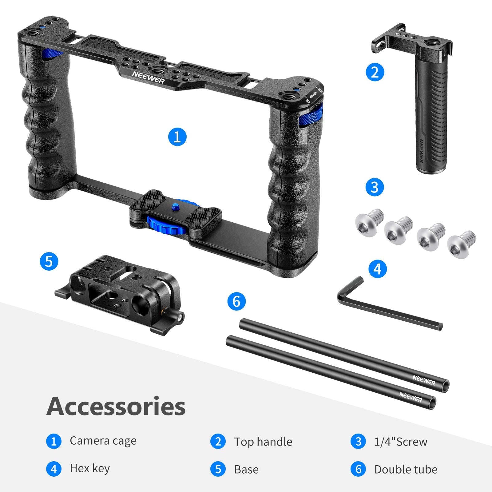 NEEWER VS107 Aluminum Alloy Camera Cage