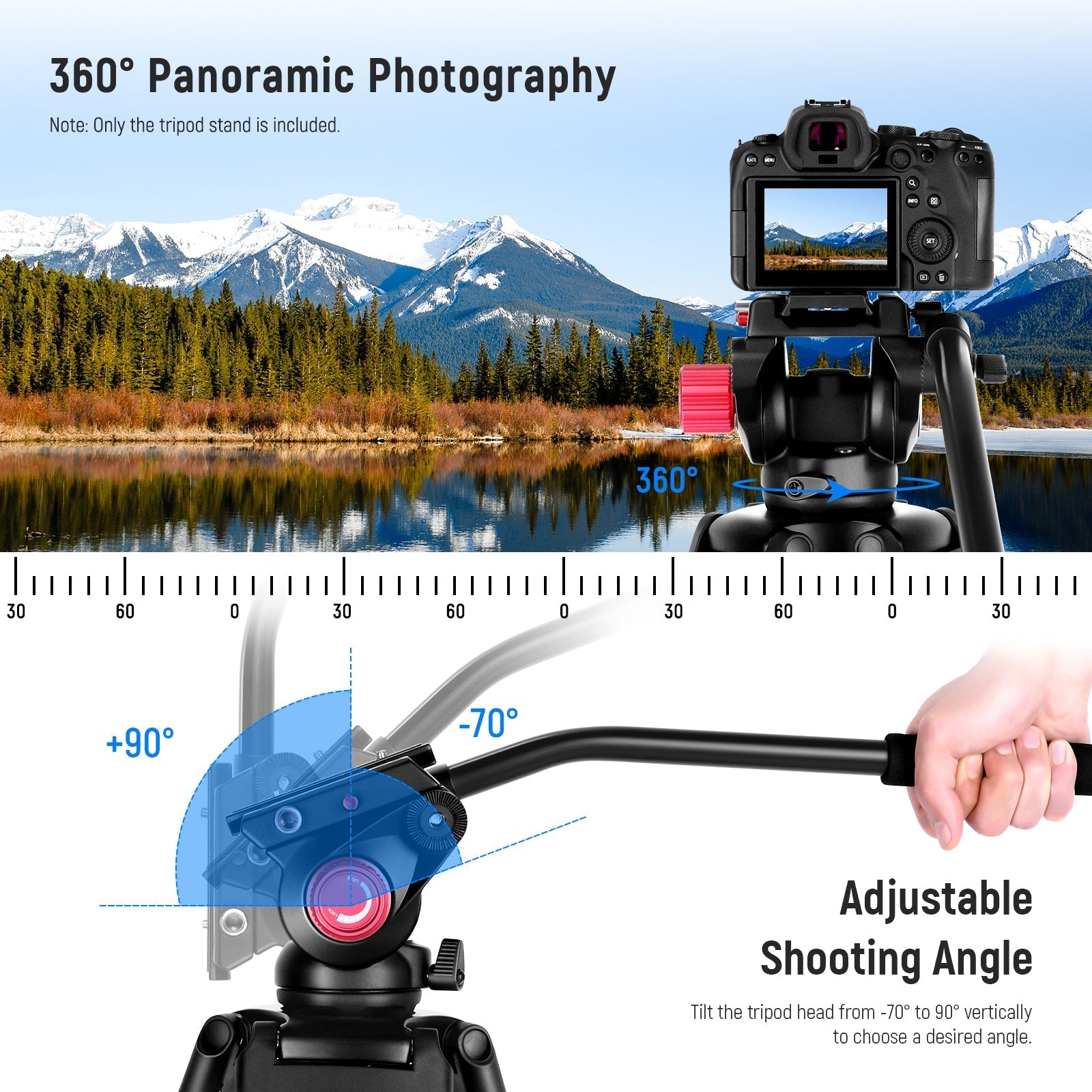NEEWER TP-M200 79" Heavy Duty Video Tripod