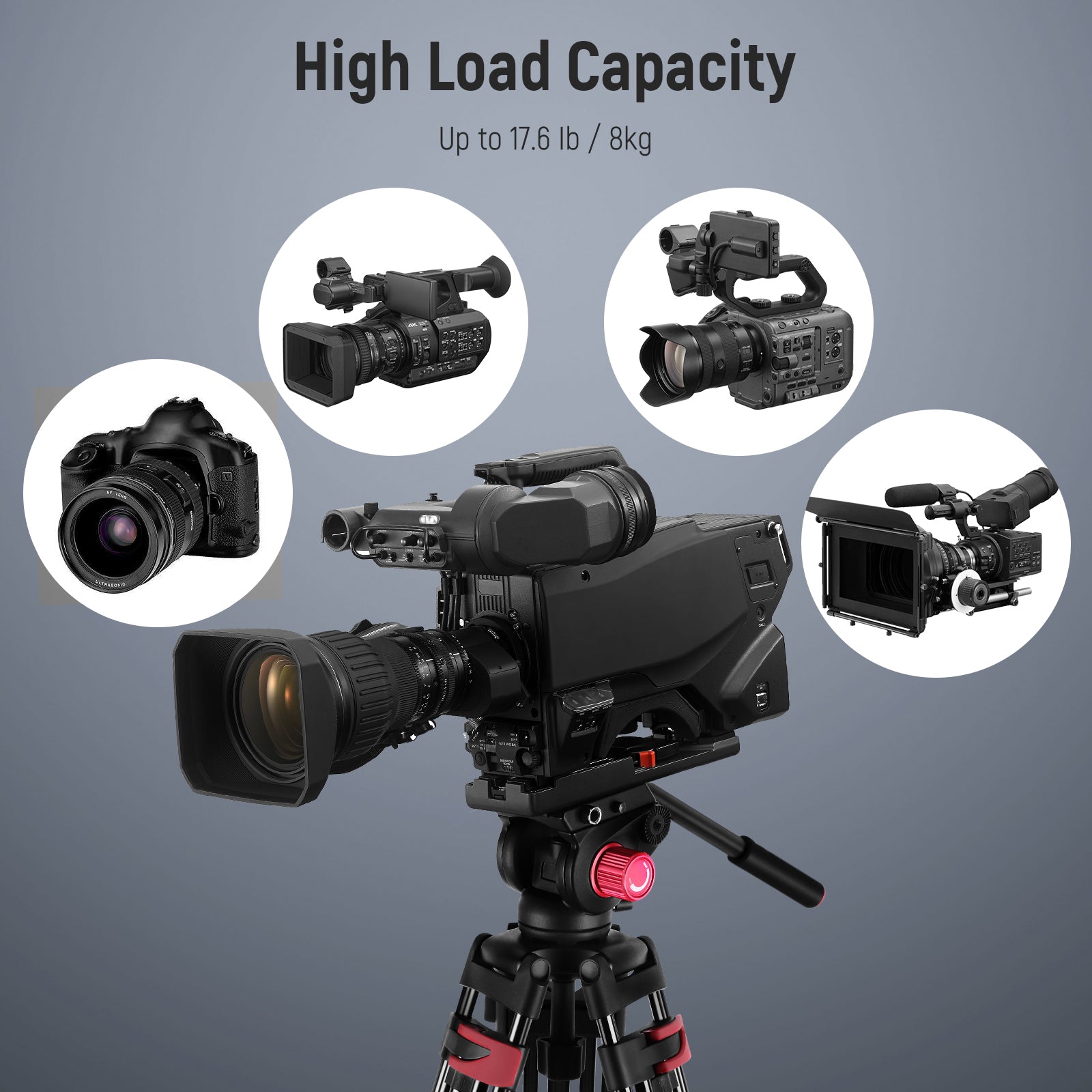NEEWER TP-M200 79" Heavy Duty Video Tripod