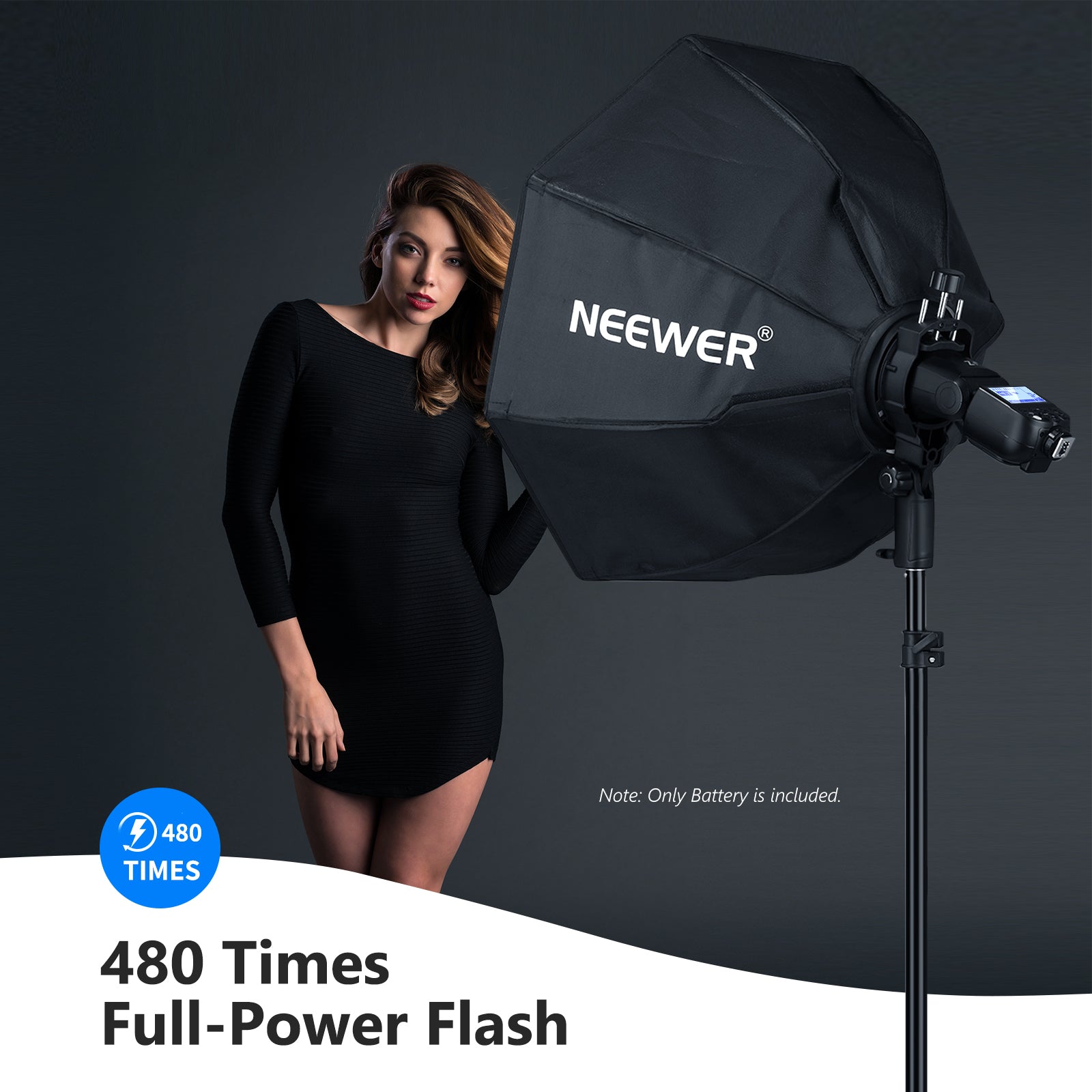 NEEWER NB-Z1 7.4V/2600mAH Replacement Lithium Battery for Flash Speedlite