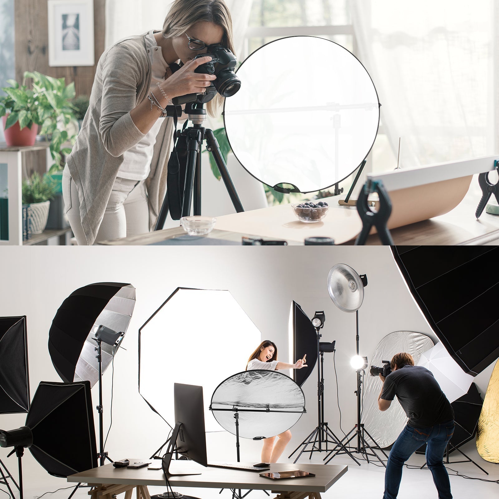 NEEWER 1.2M Extendable Reflector Holder Arm