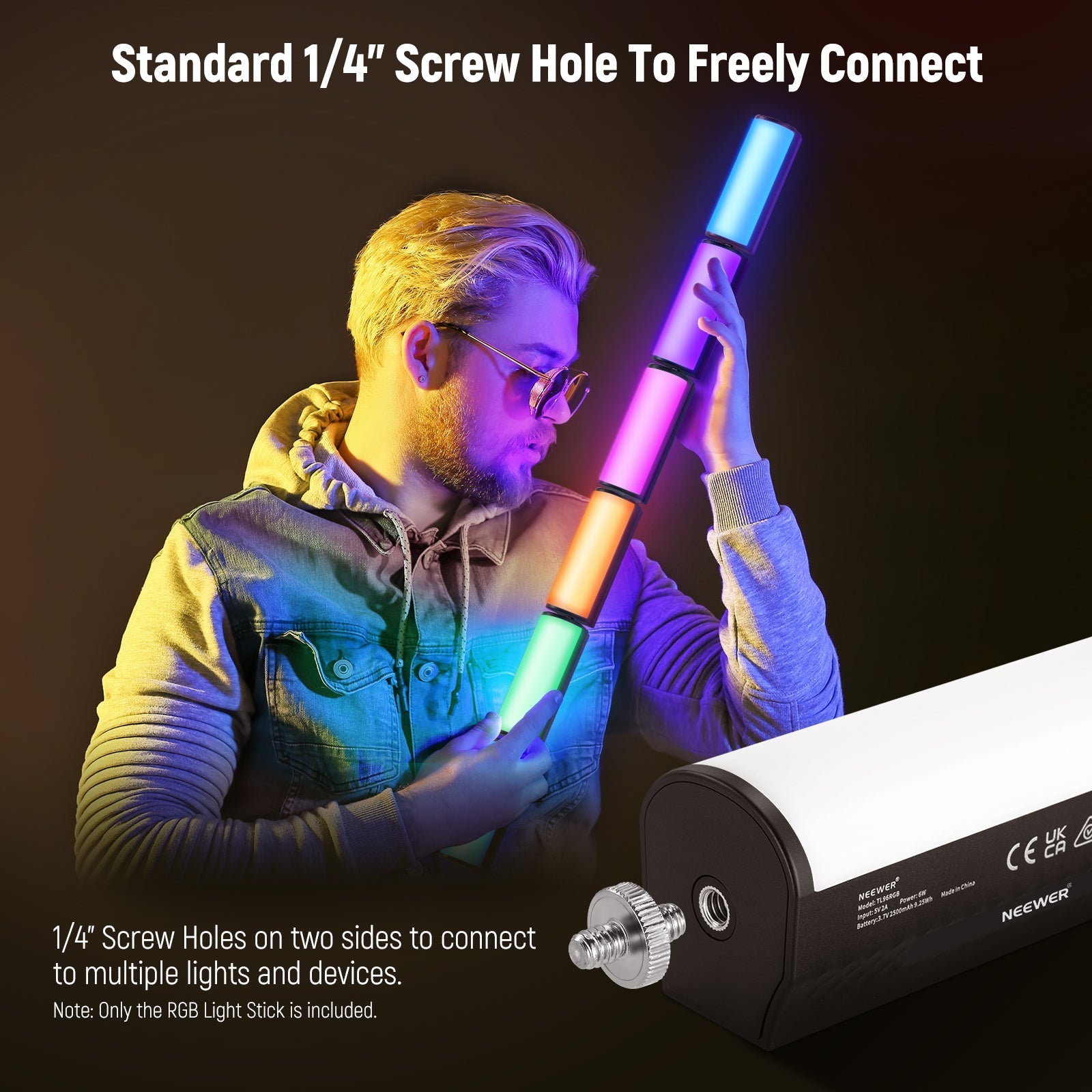 NEEWER BASICS TL96 RGB Magnetic Handheld Light Wand